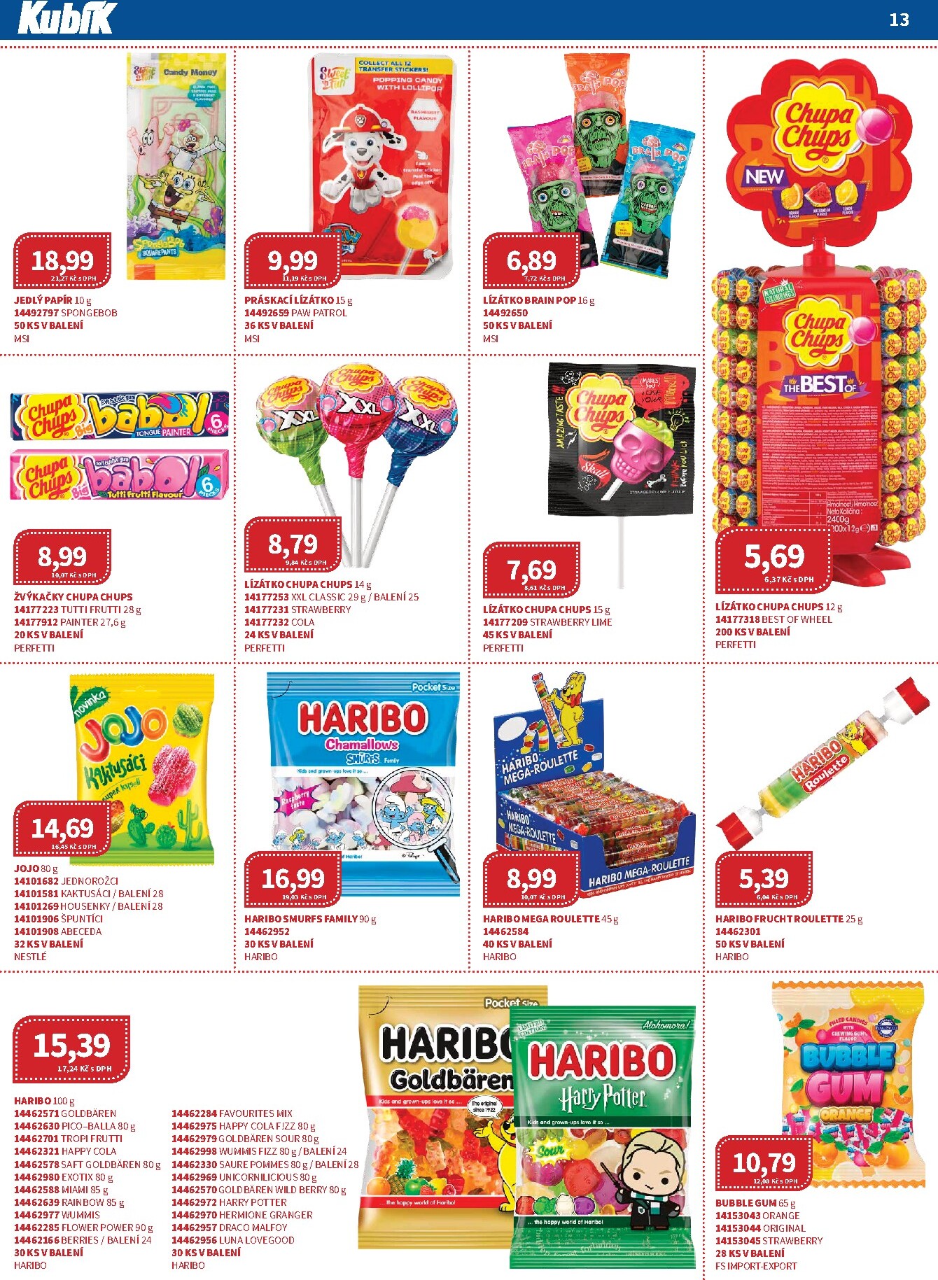 kubik - Kubík - Velkoobchod leták platný od neděle 01.03.2026 do úterý 31.03.2026 - page: 13