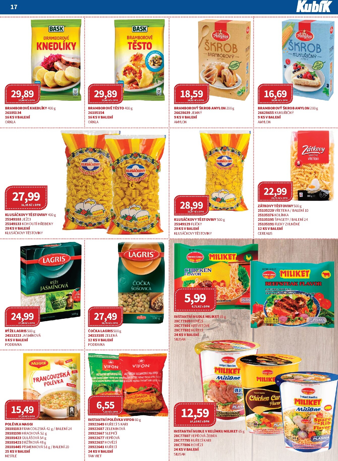 kubik - Kubík - Velkoobchod leták platný od neděle 01.03.2026 do úterý 31.03.2026 - page: 17