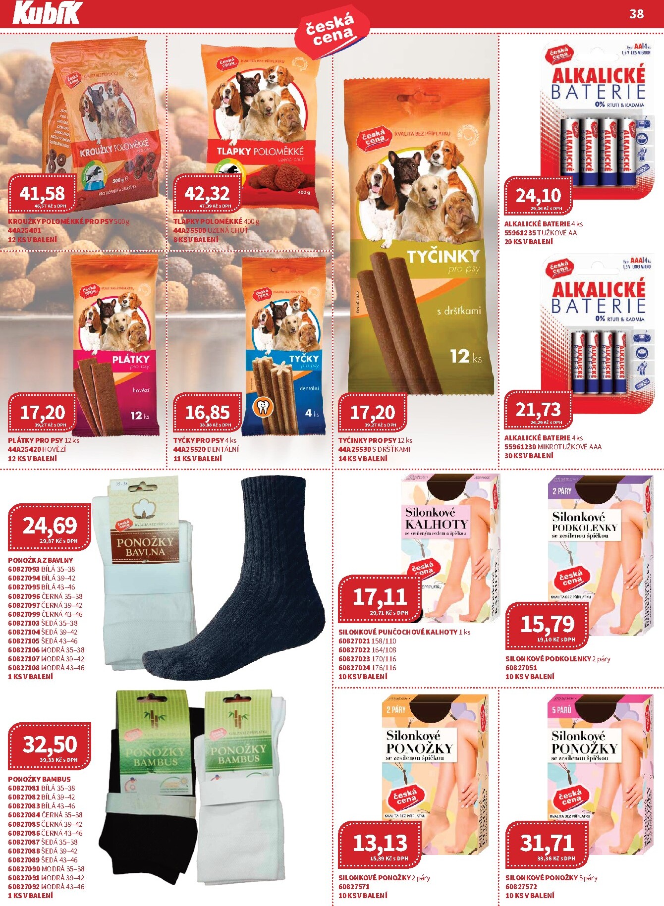 kubik - Kubík - Velkoobchod leták platný od neděle 01.03.2026 do úterý 31.03.2026 - page: 38