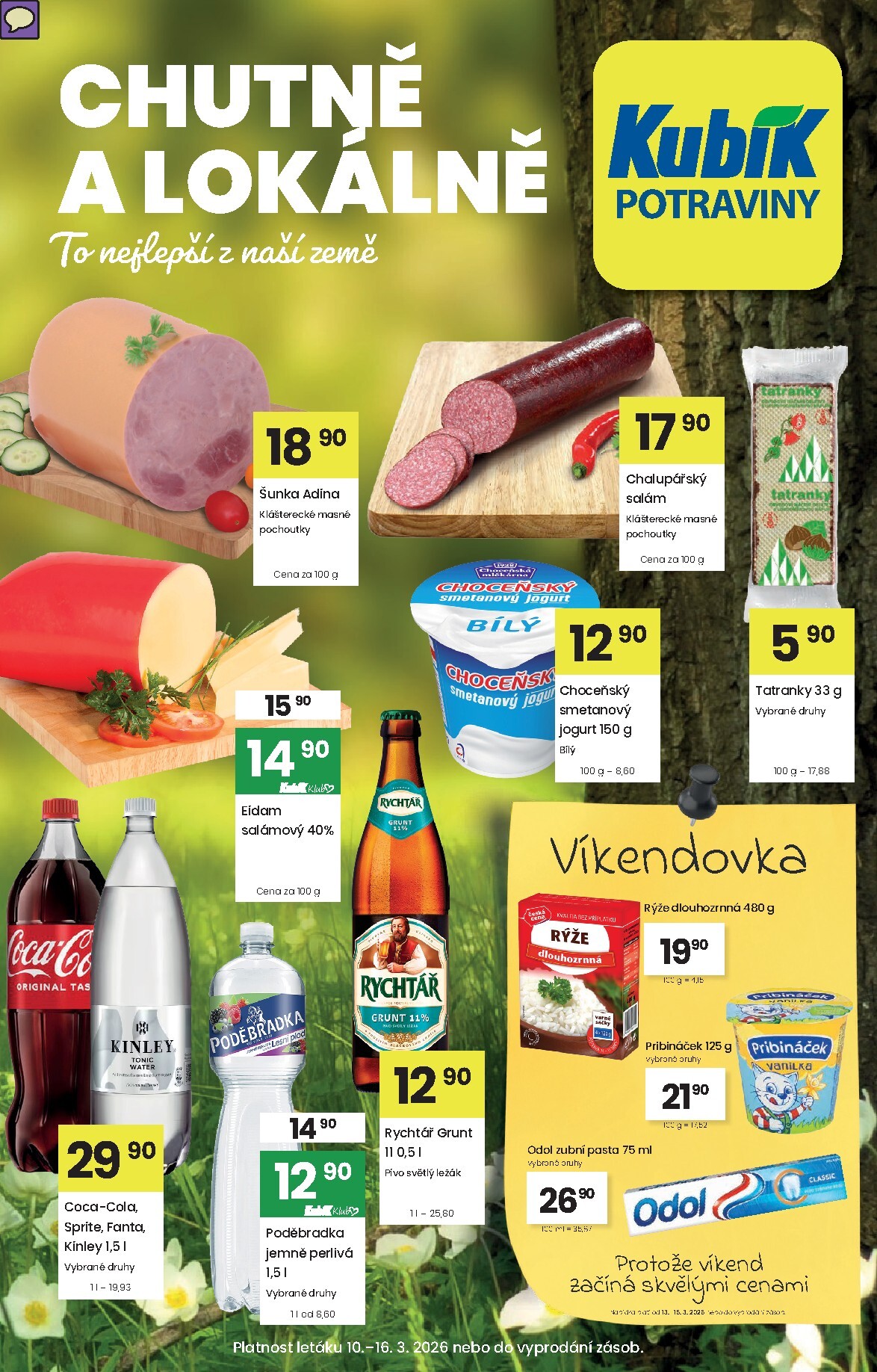 kubik - Kubík leták platný od úterý 10.03.2026 do pondělí 16.03.2026 - page: 1