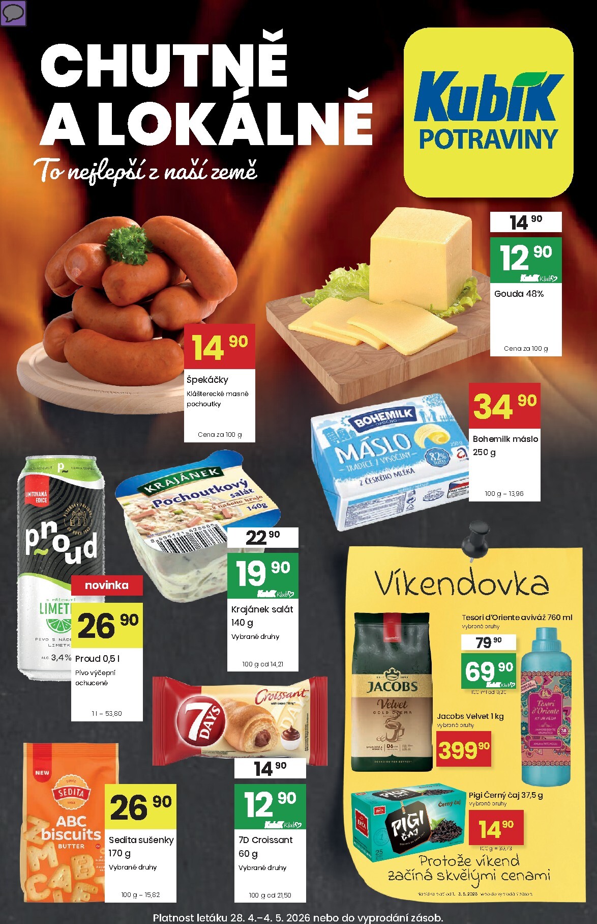 kubik - Aktuální Kubík leták platný od úterý 28.04.2026 do pondělí 04.05.2026