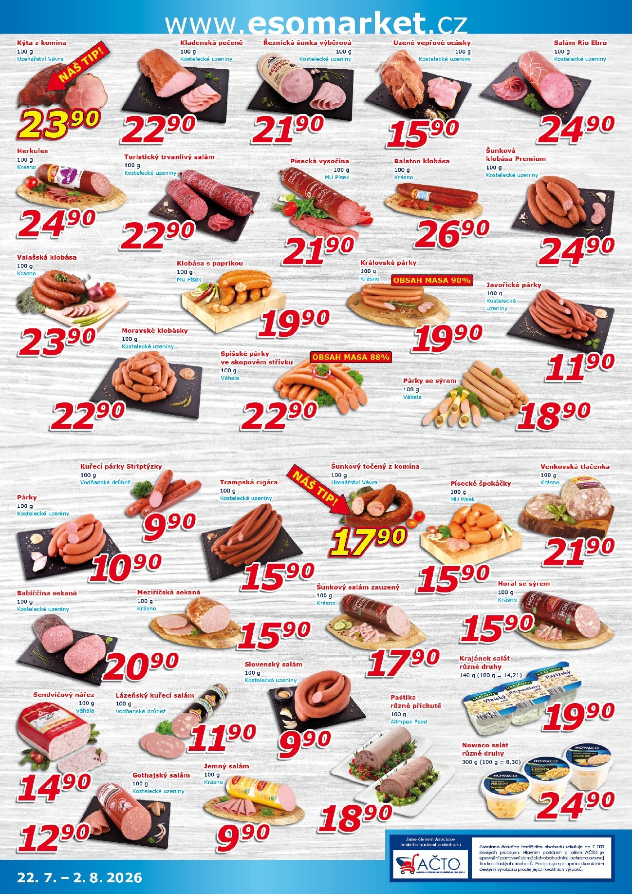 eso-market - Budoucí ESO MARKET leták platný od středy 22.07.2026 do neděle 02.08.2026 - page: 2