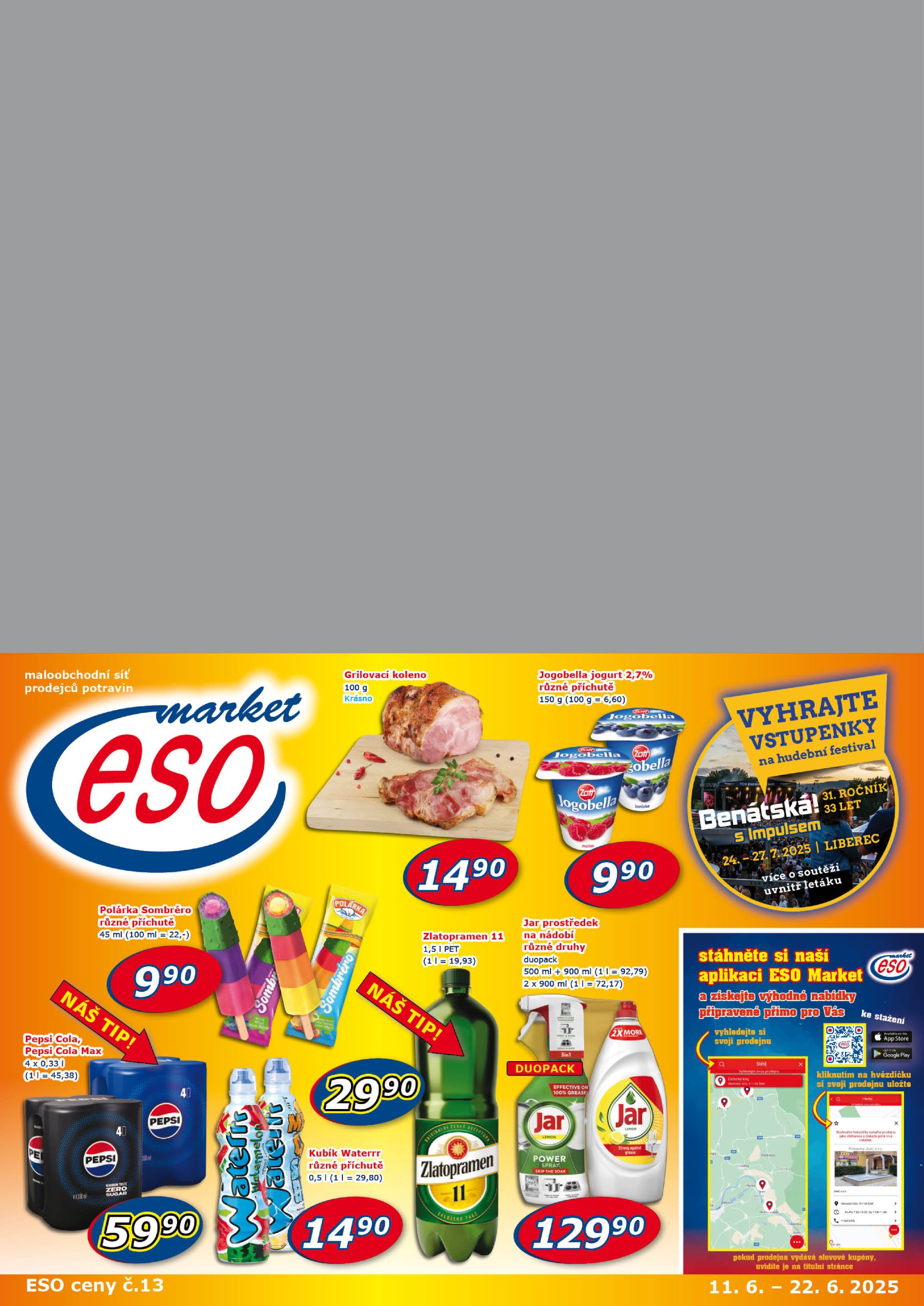 eso-market - Leták ESO MARKET od 11.06. do 22.06.