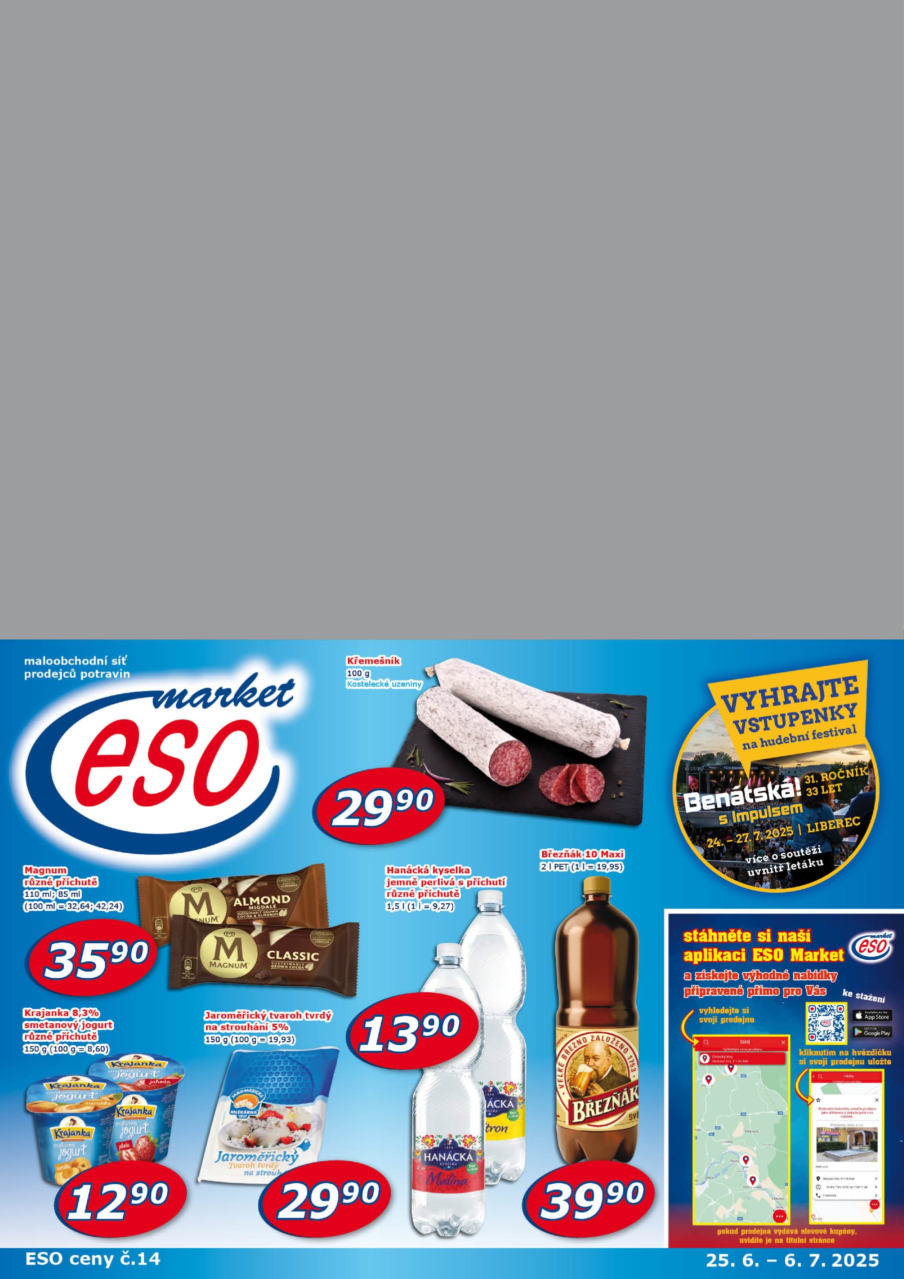 eso-market - Leták ESO MARKET od 25.06. do 06.07.