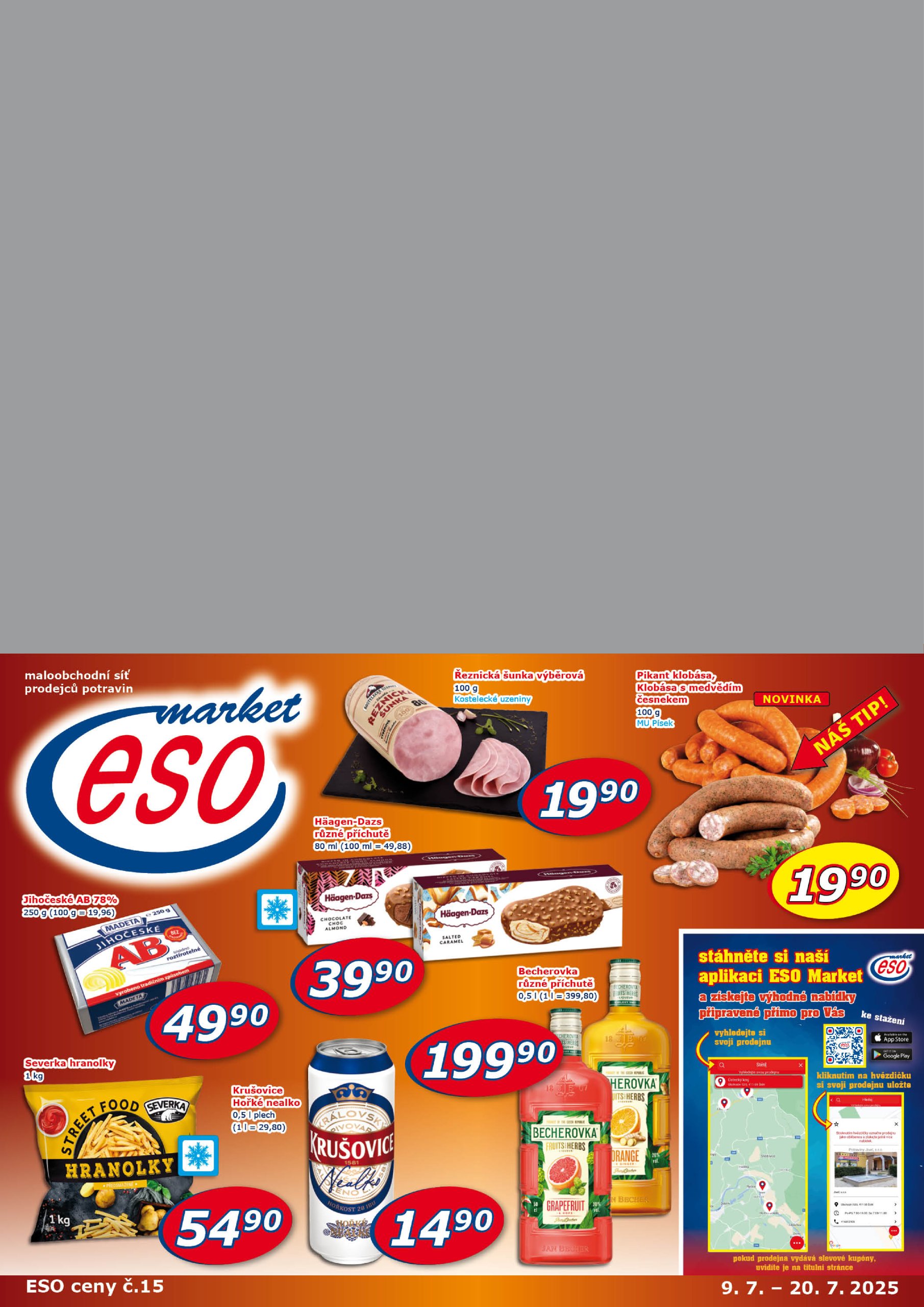 eso-market - Leták ESO MARKET od 09.07. do 20.07.