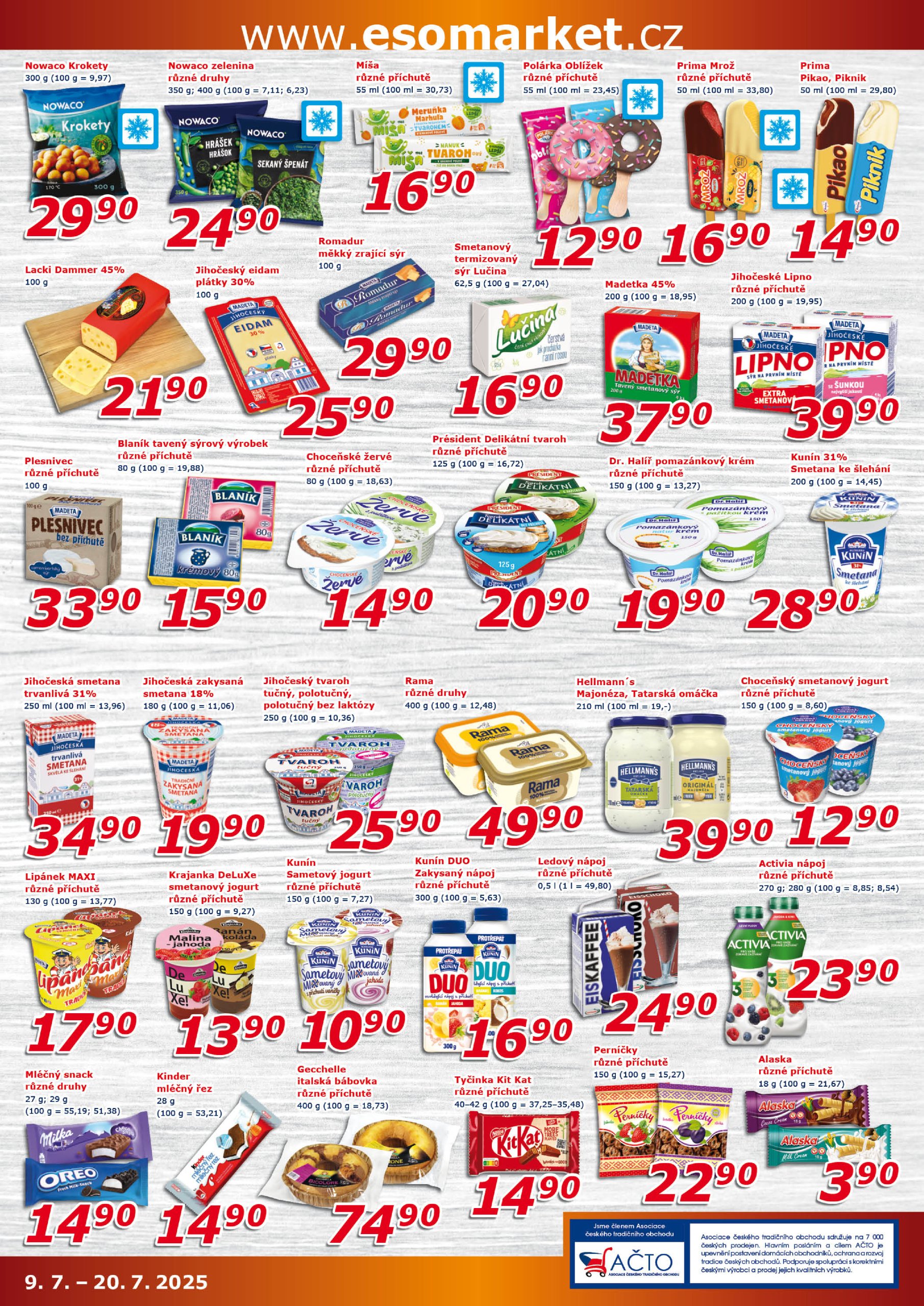 eso-market - Leták ESO MARKET od 09.07. do 20.07. - page: 3