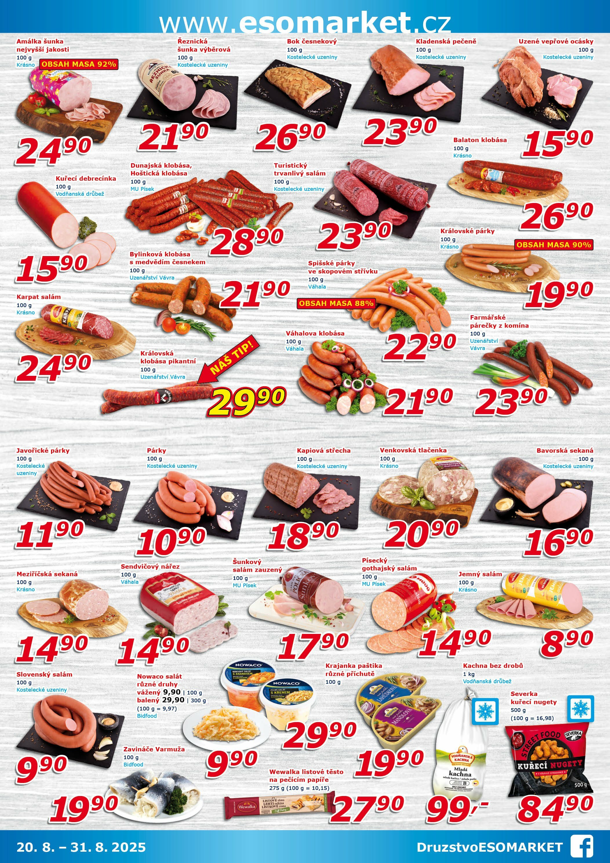 eso-market - Leták ESO MARKET od 20.08. do 31.08. - page: 2