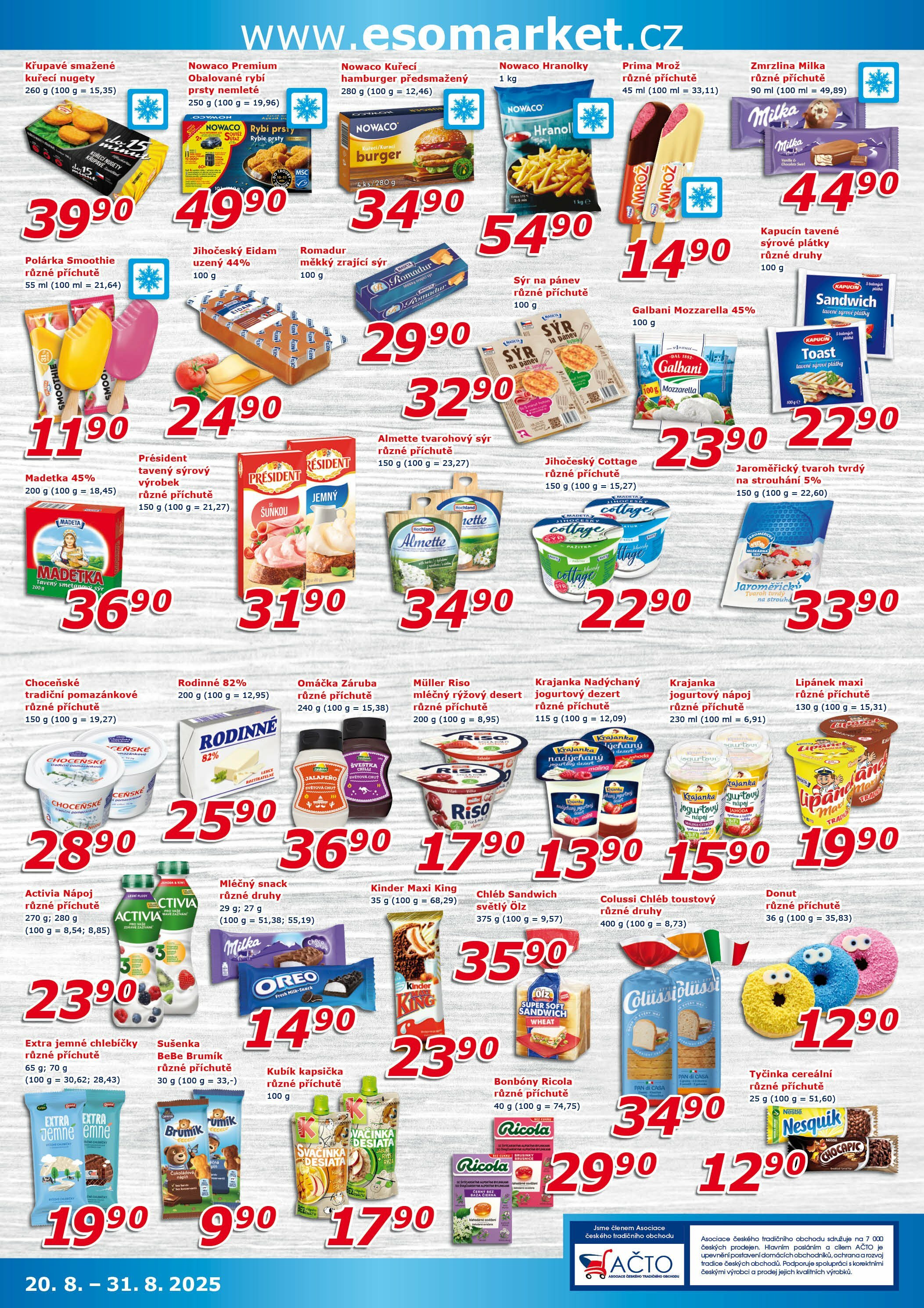 eso-market - Leták ESO MARKET od 20.08. do 31.08. - page: 3