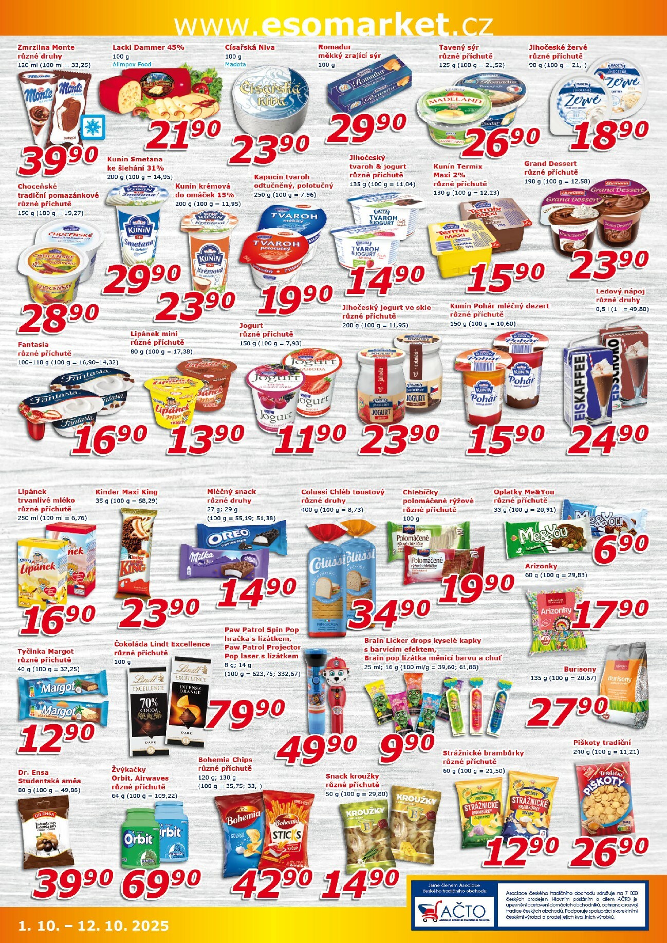 eso-market - Leták ESO MARKET od 01.10. do 12.10. - page: 3