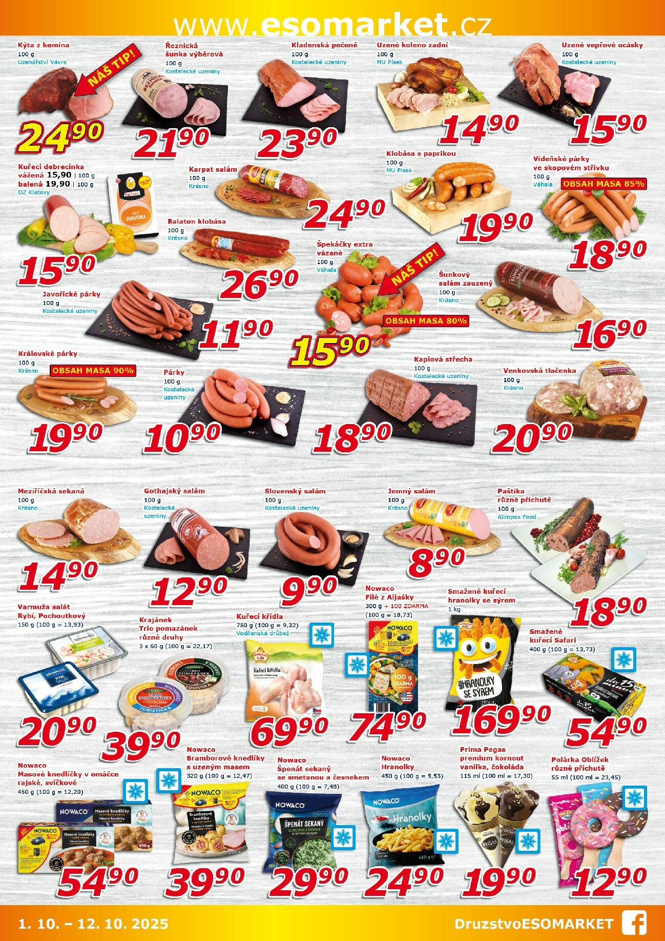 eso-market - Leták ESO MARKET od 01.10. do 12.10. - page: 2