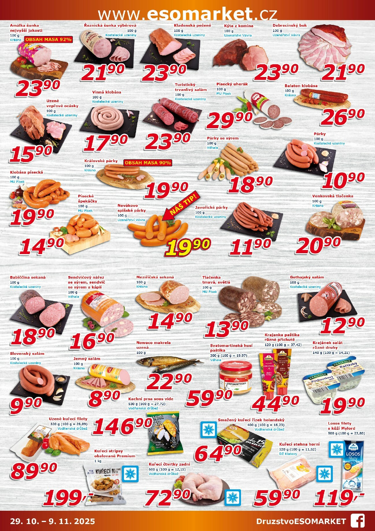 eso-market - Aktuální leták ESO MARKET od 29.10. do 09.11. - page: 2