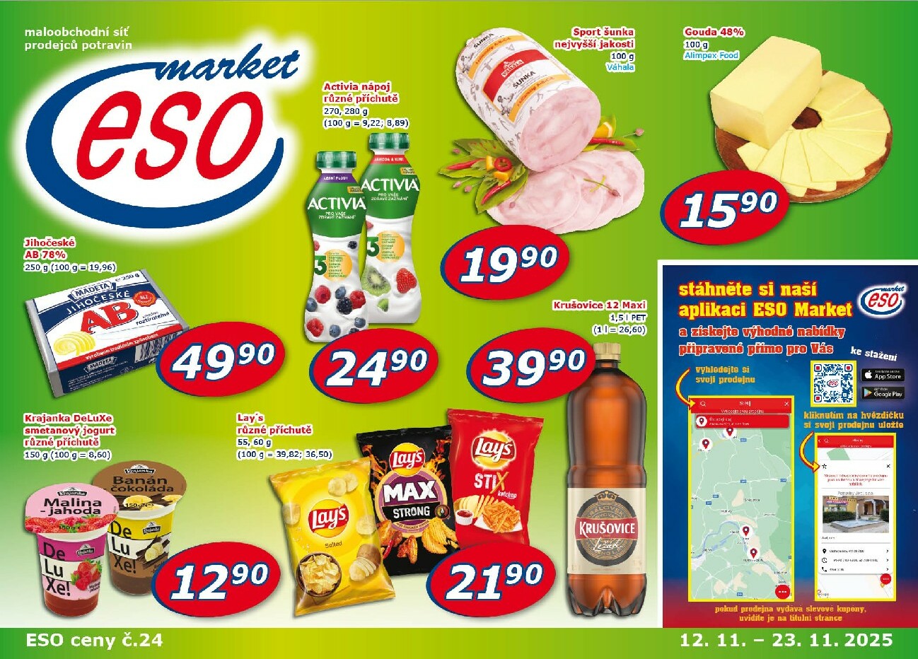 eso-market - Aktuální leták ESO MARKET od 12.11. do 23.11.