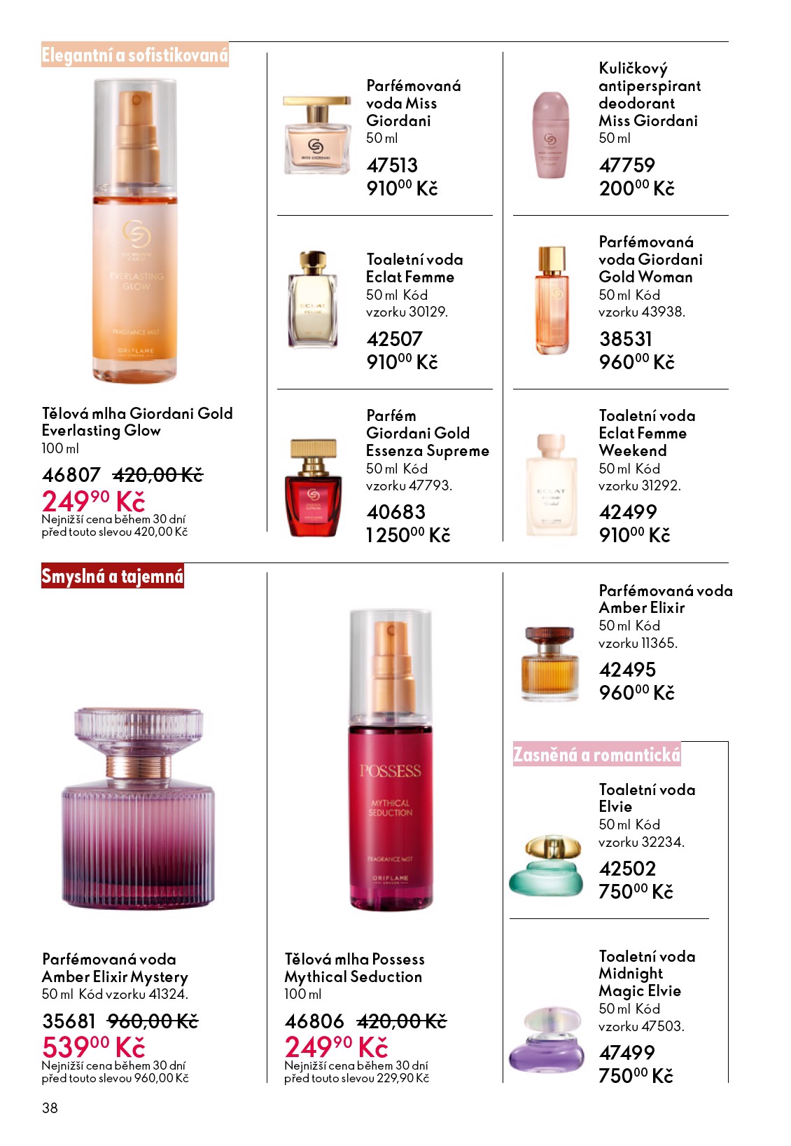 oriflame - Aktuální Oriflame - eKatalog | Oriflame leták platný od středy 27.05.2026 do úterý 16.06.2026 - page: 38