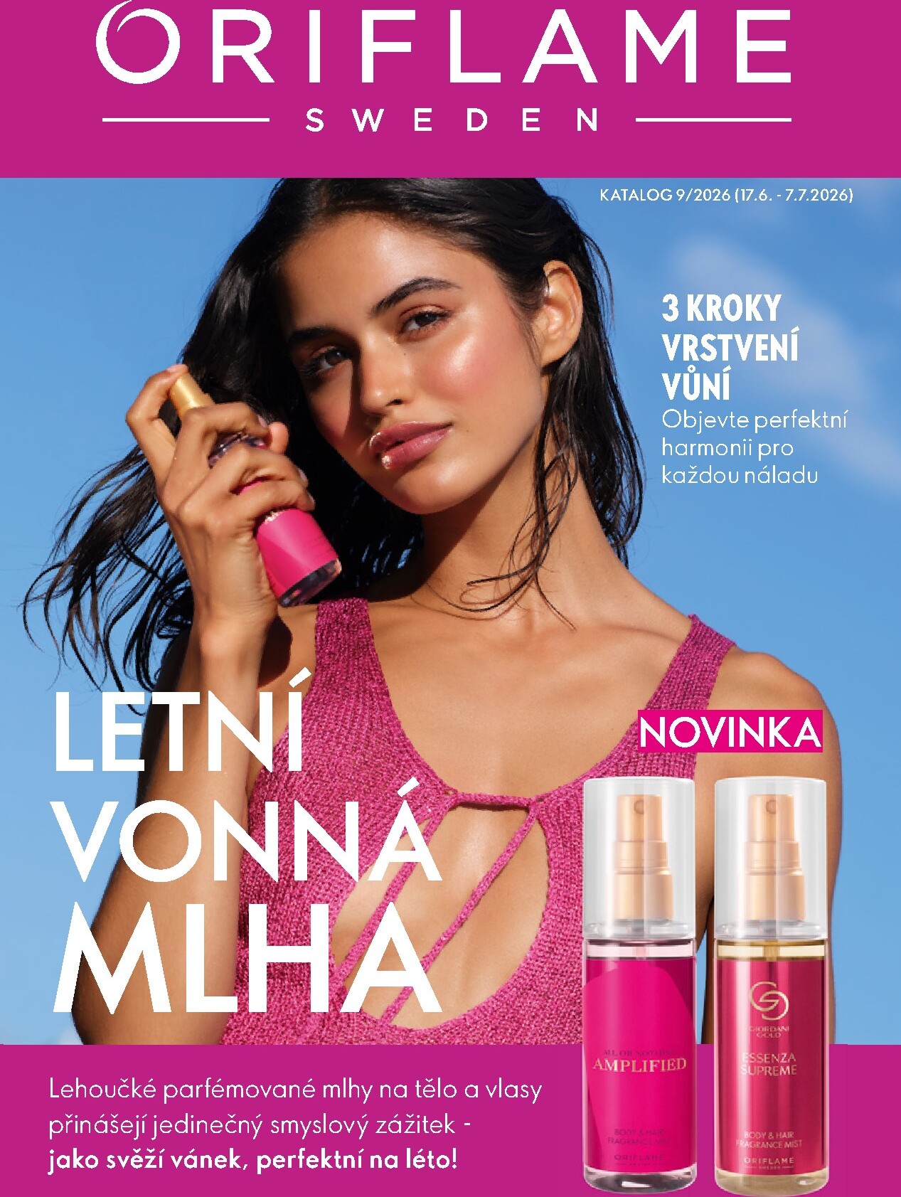 oriflame - Aktuální Oriflame leták platný od středy 17.06.2026 do úterý 07.07.2026