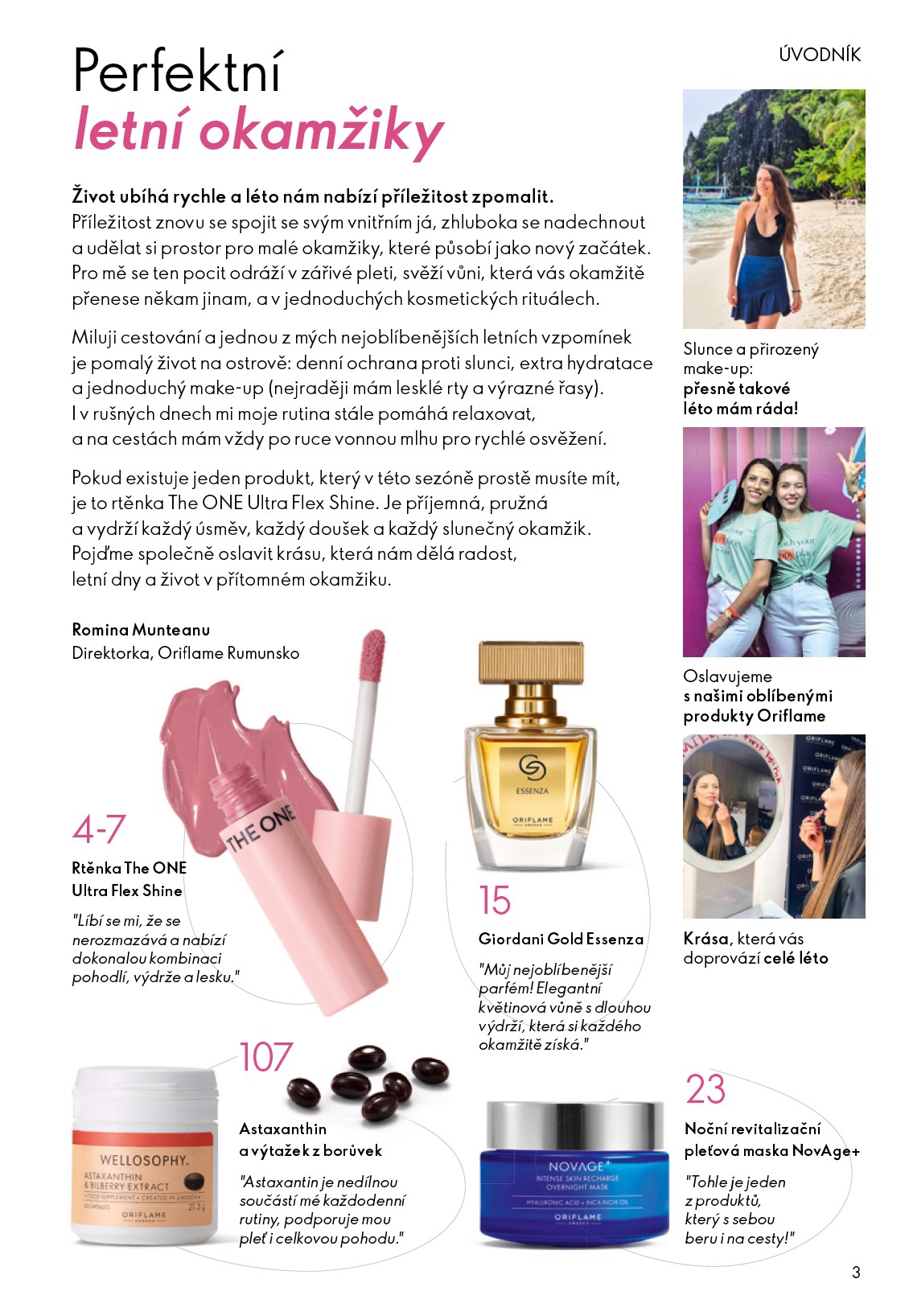 oriflame - Aktuální Oriflame leták platný od středy 08.07.2026 do úterý 28.07.2026 - page: 3