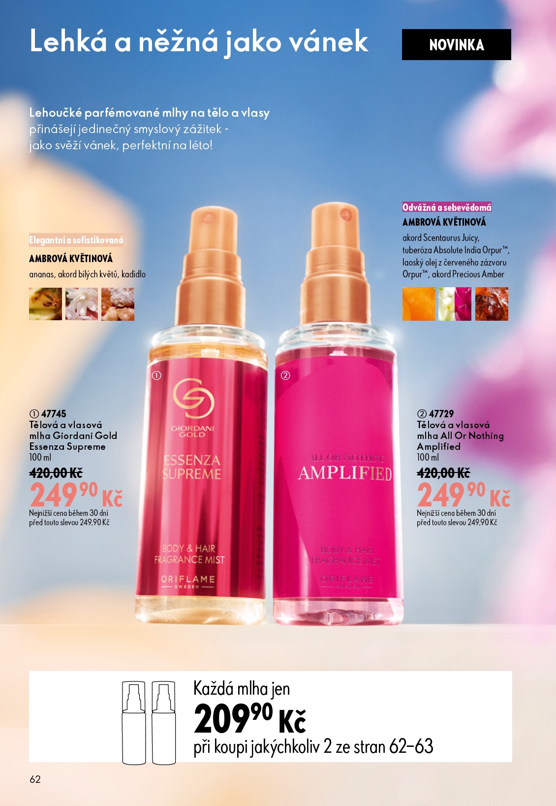 oriflame - Aktuální Oriflame leták platný od středy 08.07.2026 do úterý 28.07.2026 - page: 62