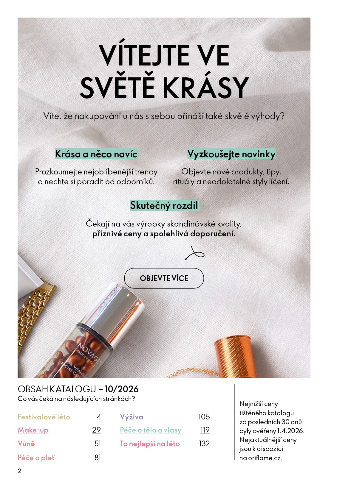 oriflame - Aktuální Oriflame leták platný od středy 08.07.2026 do úterý 28.07.2026 - page: 2