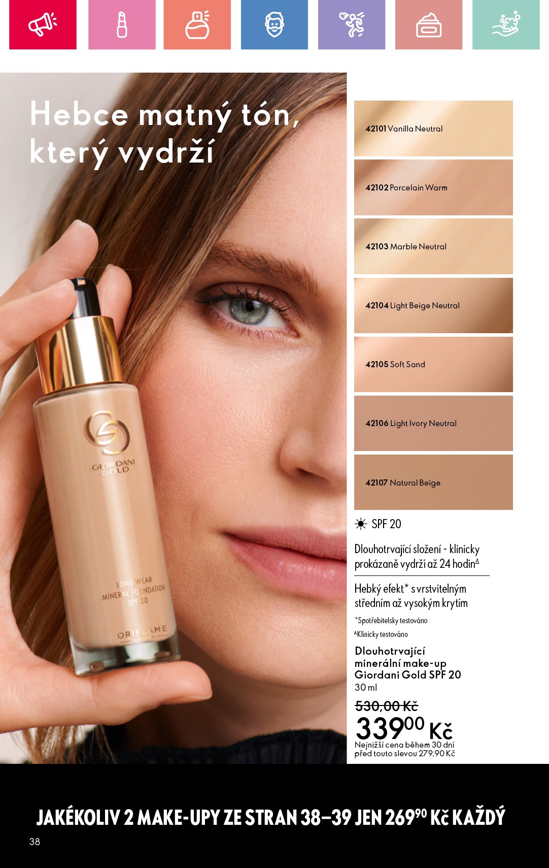 oriflame - Leták Oriflame od 06.07. do 26.07. - page: 38
