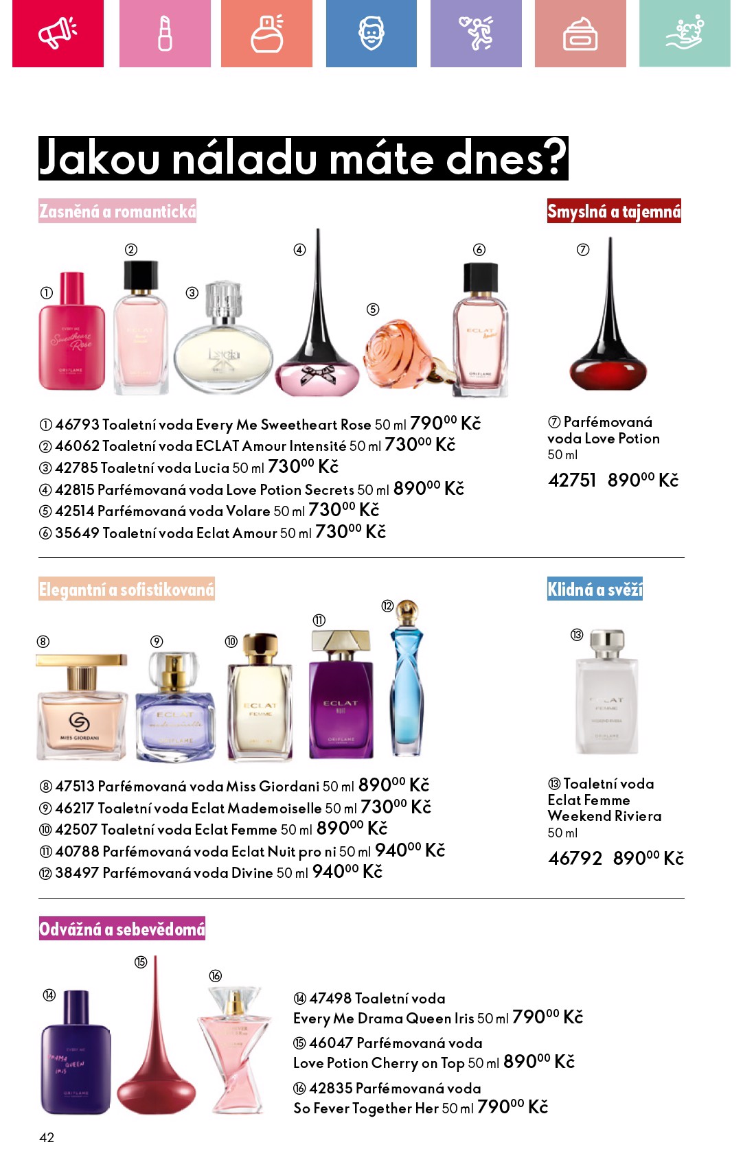 oriflame - Leták Oriflame od 17.08. do 06.09. - page: 42