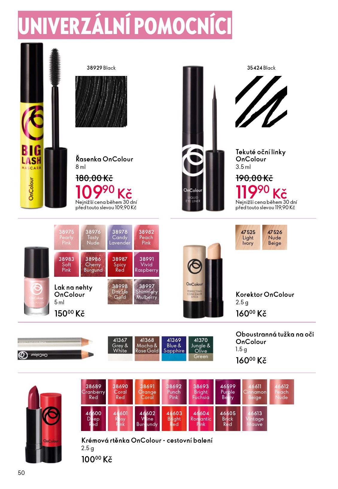 oriflame - Leták Oriflame od 01.10. do 21.10. - page: 50