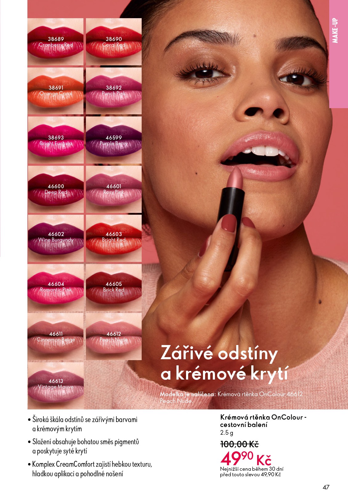 oriflame - Aktuální leták Oriflame od 22.10. do 11.11. - page: 47