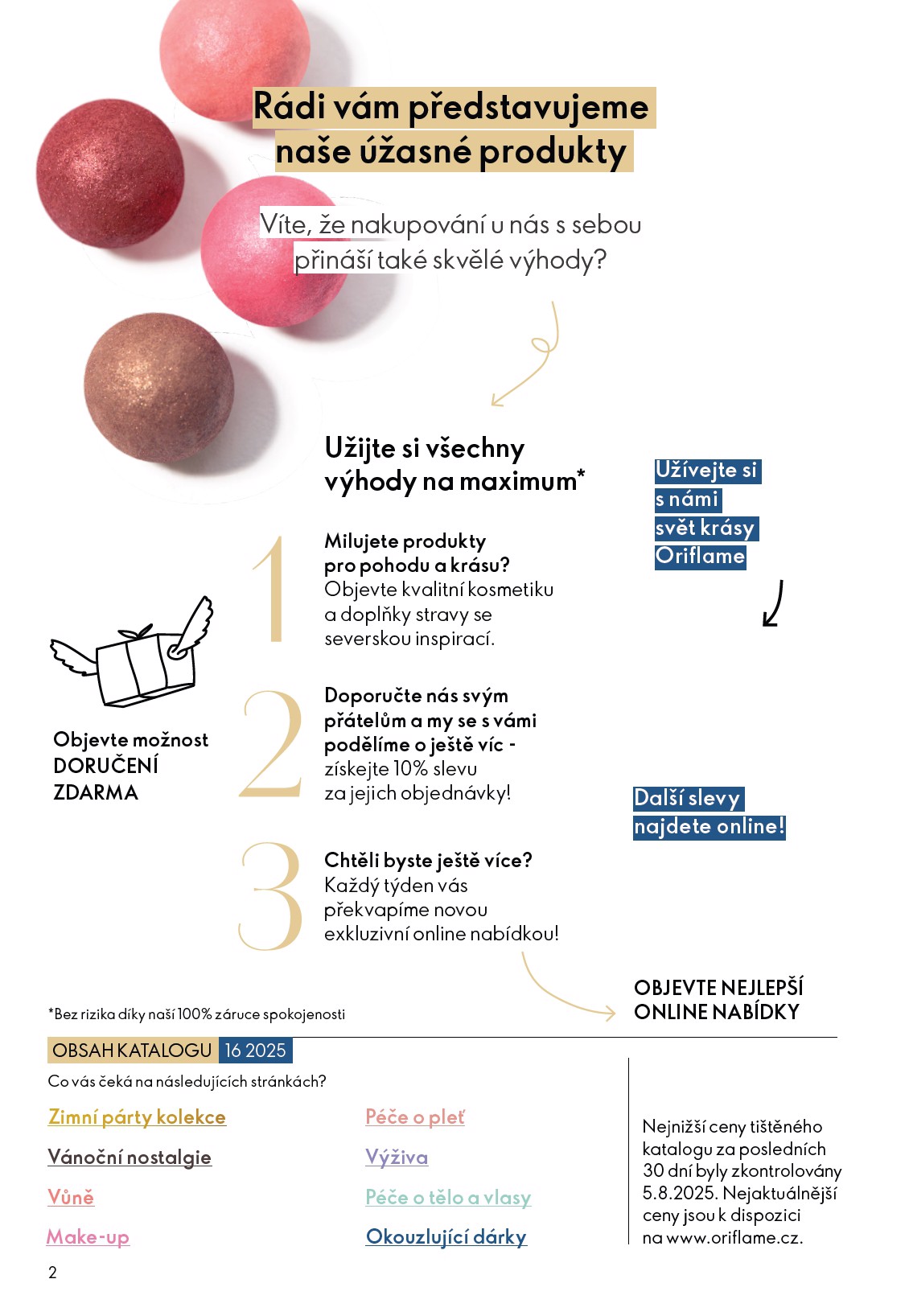 oriflame - Aktuální leták Oriflame od 12.11. do 02.12. - page: 2