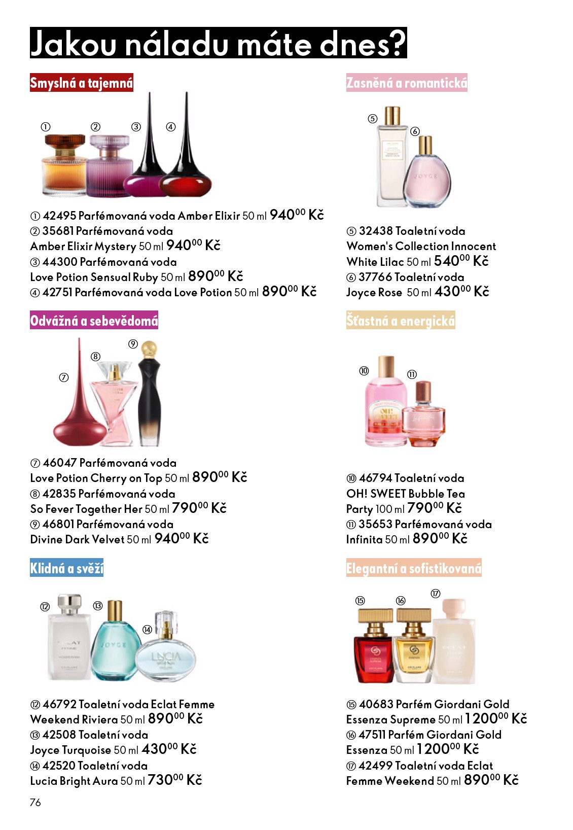 oriflame - Aktuální leták Oriflame od 30.12. do 20.01. - page: 76