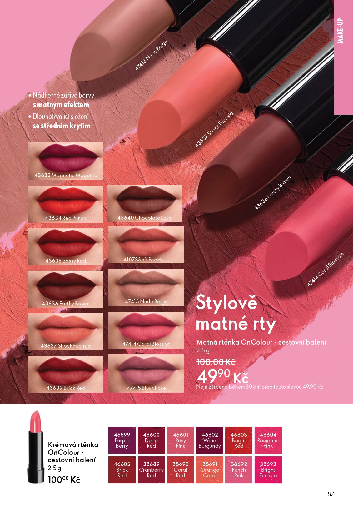 oriflame - Oriflame leták platný od středy 04.03.2026 do úterý 24.03.2026 - page: 87