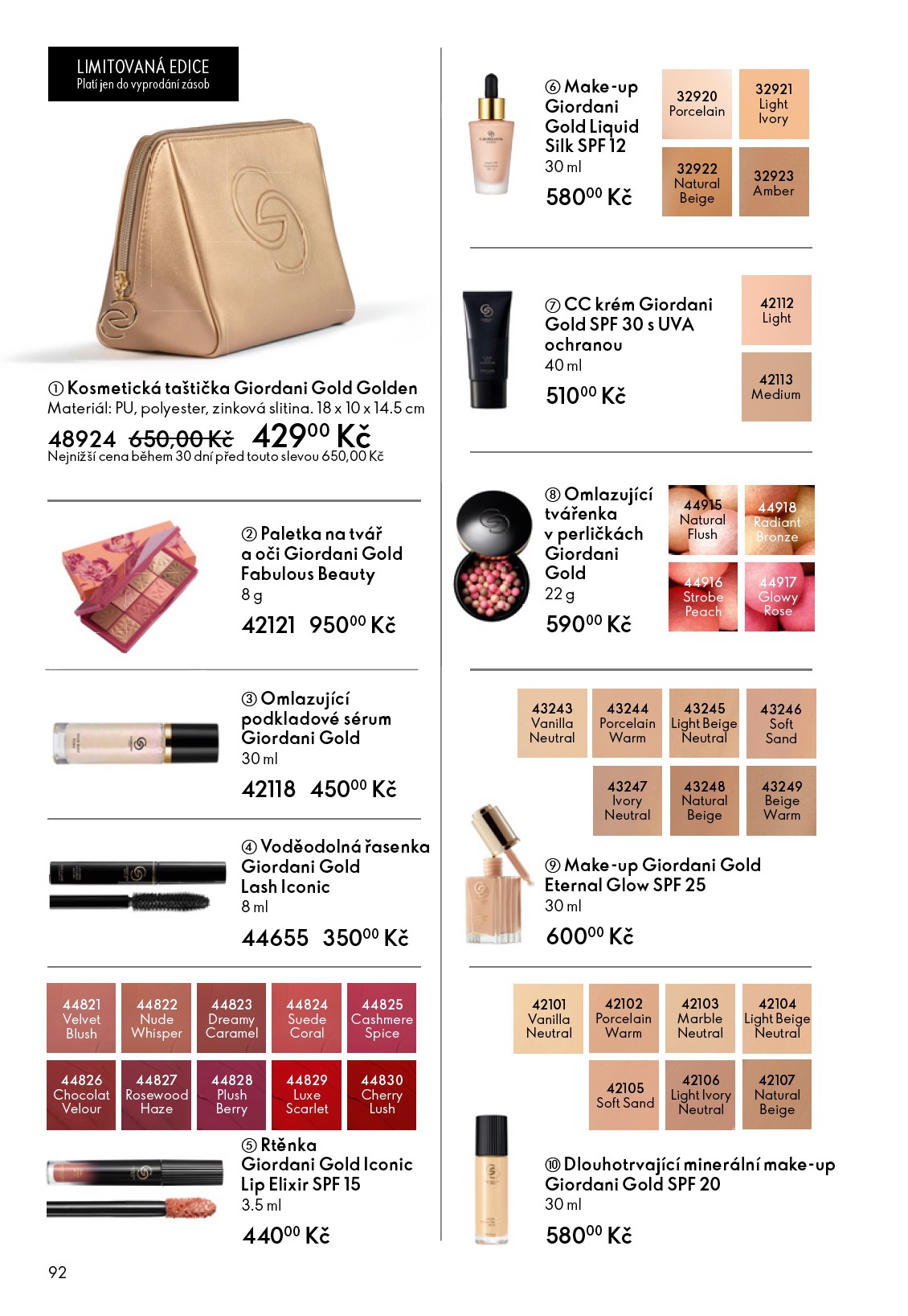 oriflame - Aktuální Oriflame leták platný od středy 06.05.2026 do úterý 26.05.2026 - page: 92