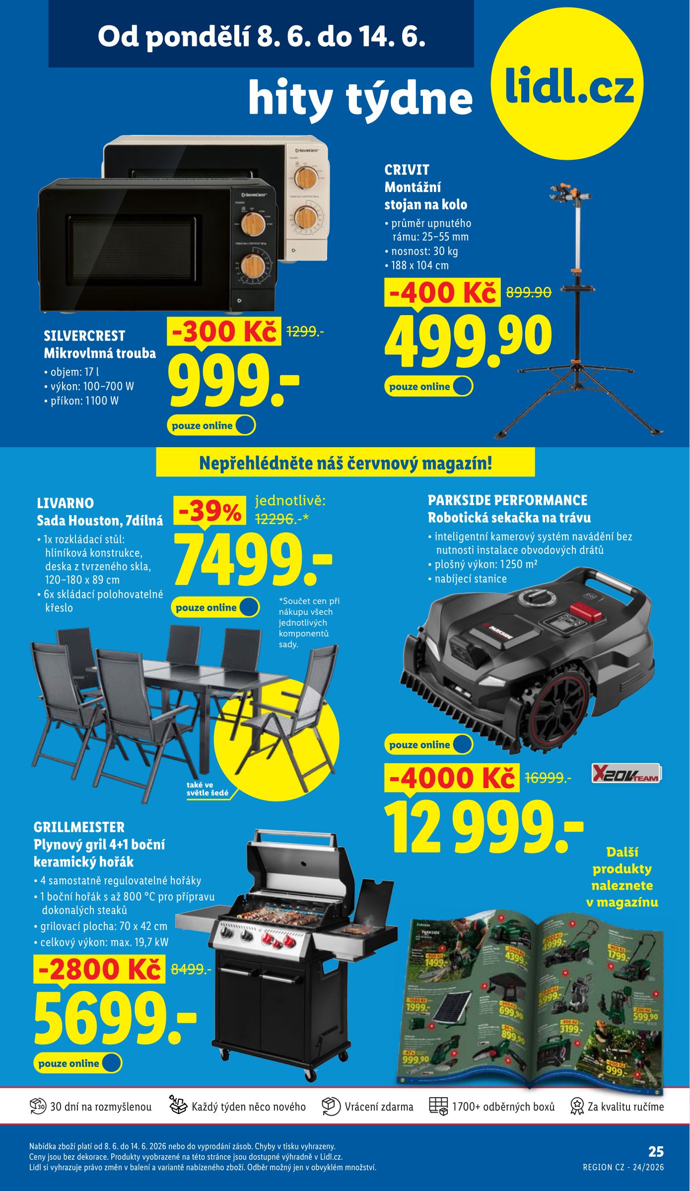 lidl - Lidl - Hity týdne leták na příští týden od pondělí 08.06.2026 do neděle 14.06.2026