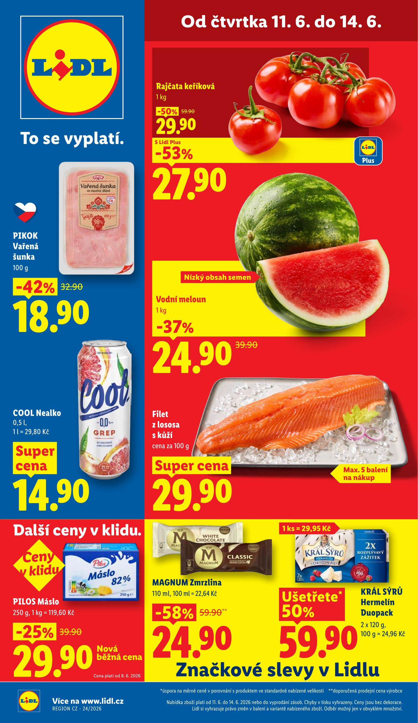 lidl - Lidl leták na příští týden od čtvrtka 11.06.2026 do neděle 14.06.2026