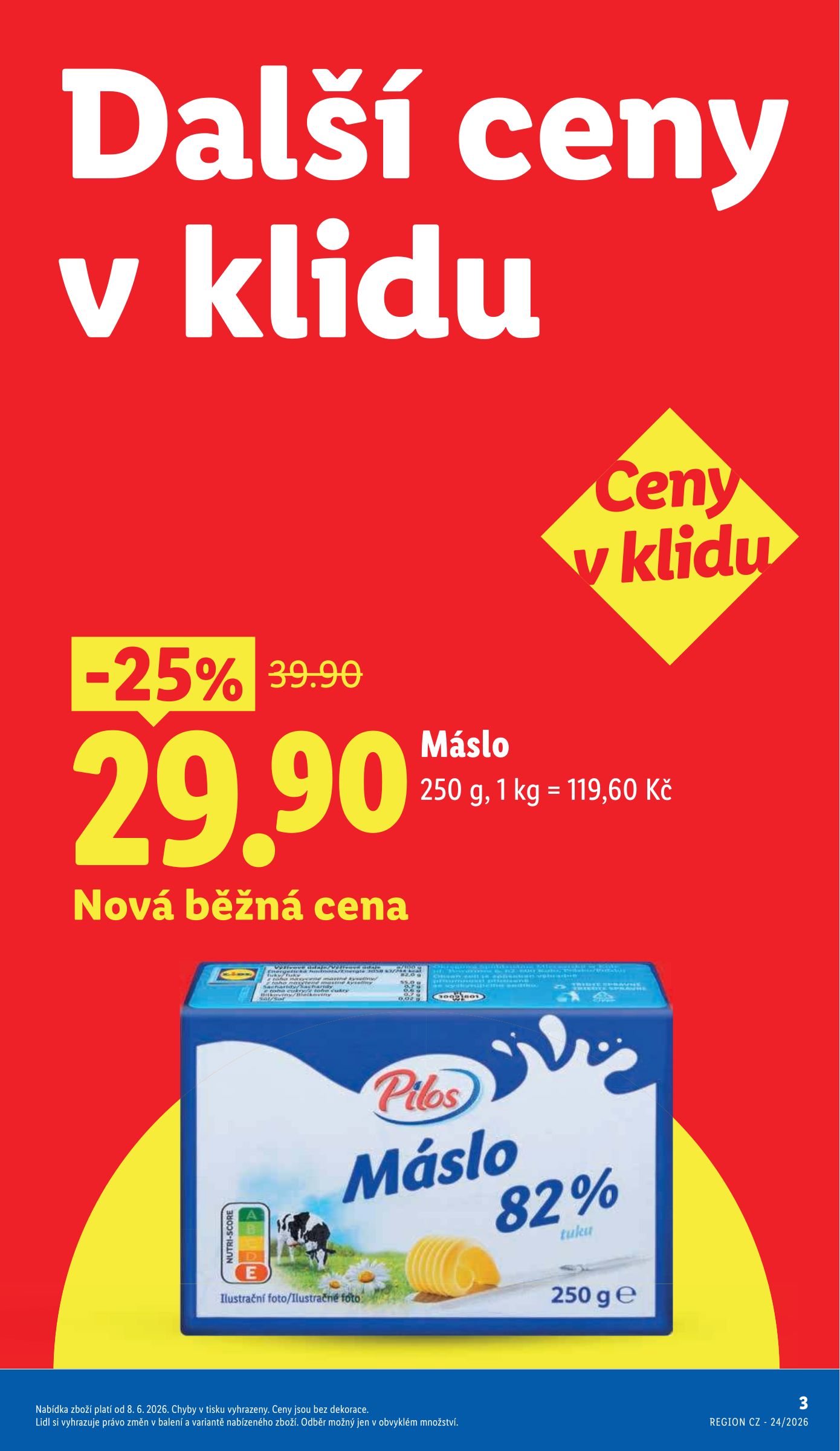 lidl - Lidl - Další ceny v klidu leták na příští týden od pondělí 08.06.2026 do středy 30.09.2026 - page: 3