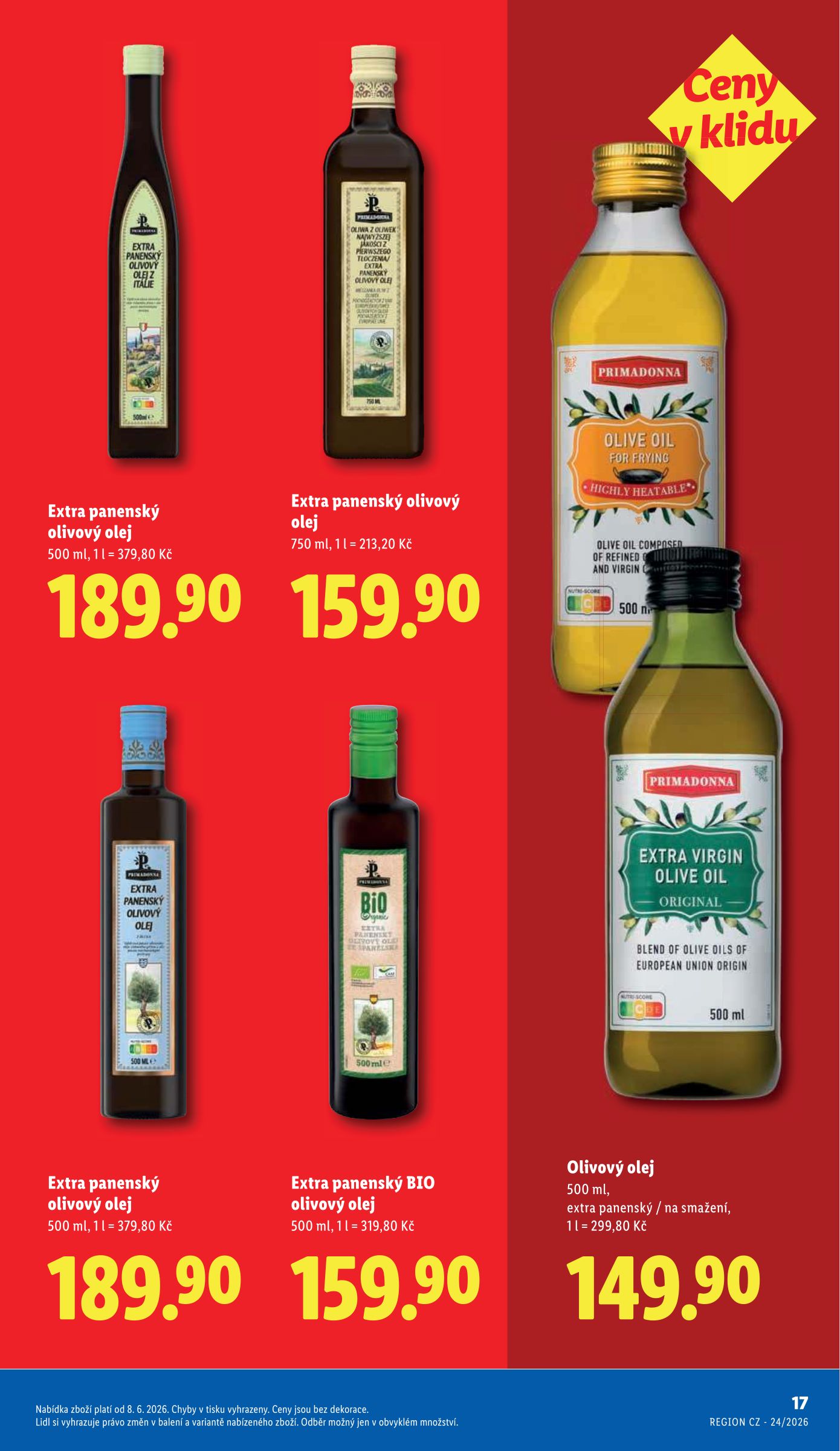 lidl - Lidl - Další ceny v klidu leták na příští týden od pondělí 08.06.2026 do středy 30.09.2026 - page: 17