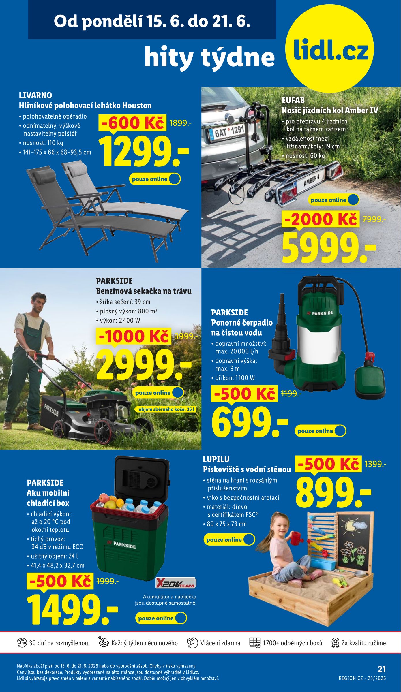 lidl - Lidl - Hity týdne leták na příští týden od pondělí 15.06.2026 do neděle 21.06.2026