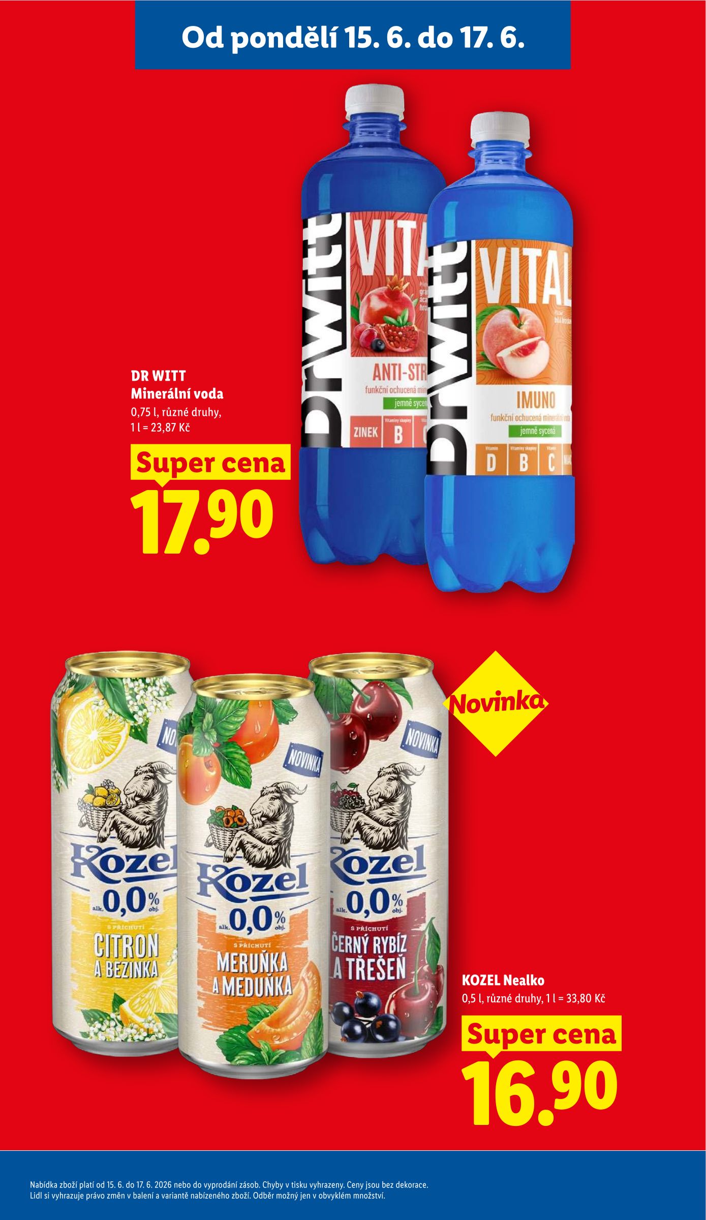 lidl - Lidl leták na příští týden od pondělí 15.06.2026 do středy 17.06.2026 - page: 6