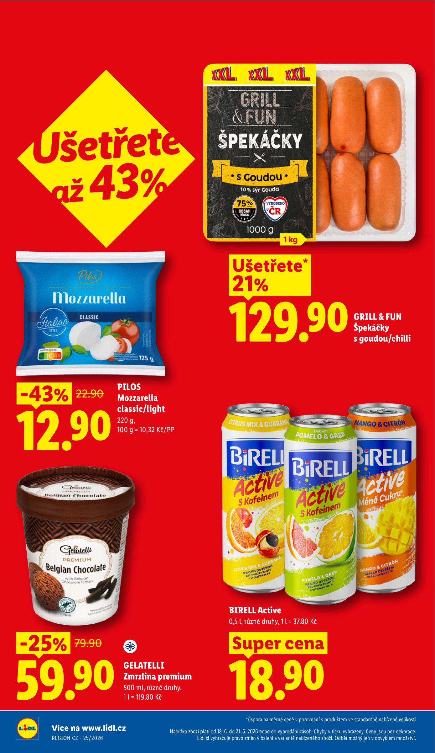 lidl - Aktuální Lidl leták platný od čtvrtka 18.06.2026 do neděle 21.06.2026 - page: 6