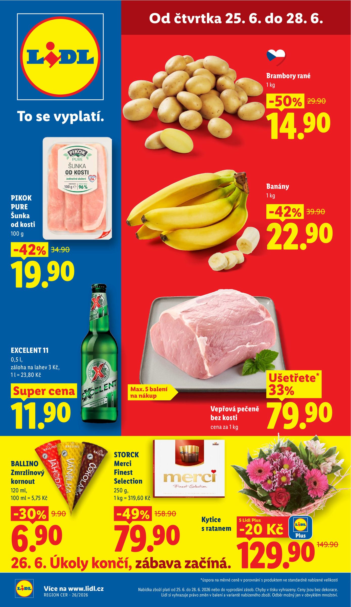 lidl - Lidl leták na příští týden od čtvrtka 25.06.2026 do neděle 28.06.2026