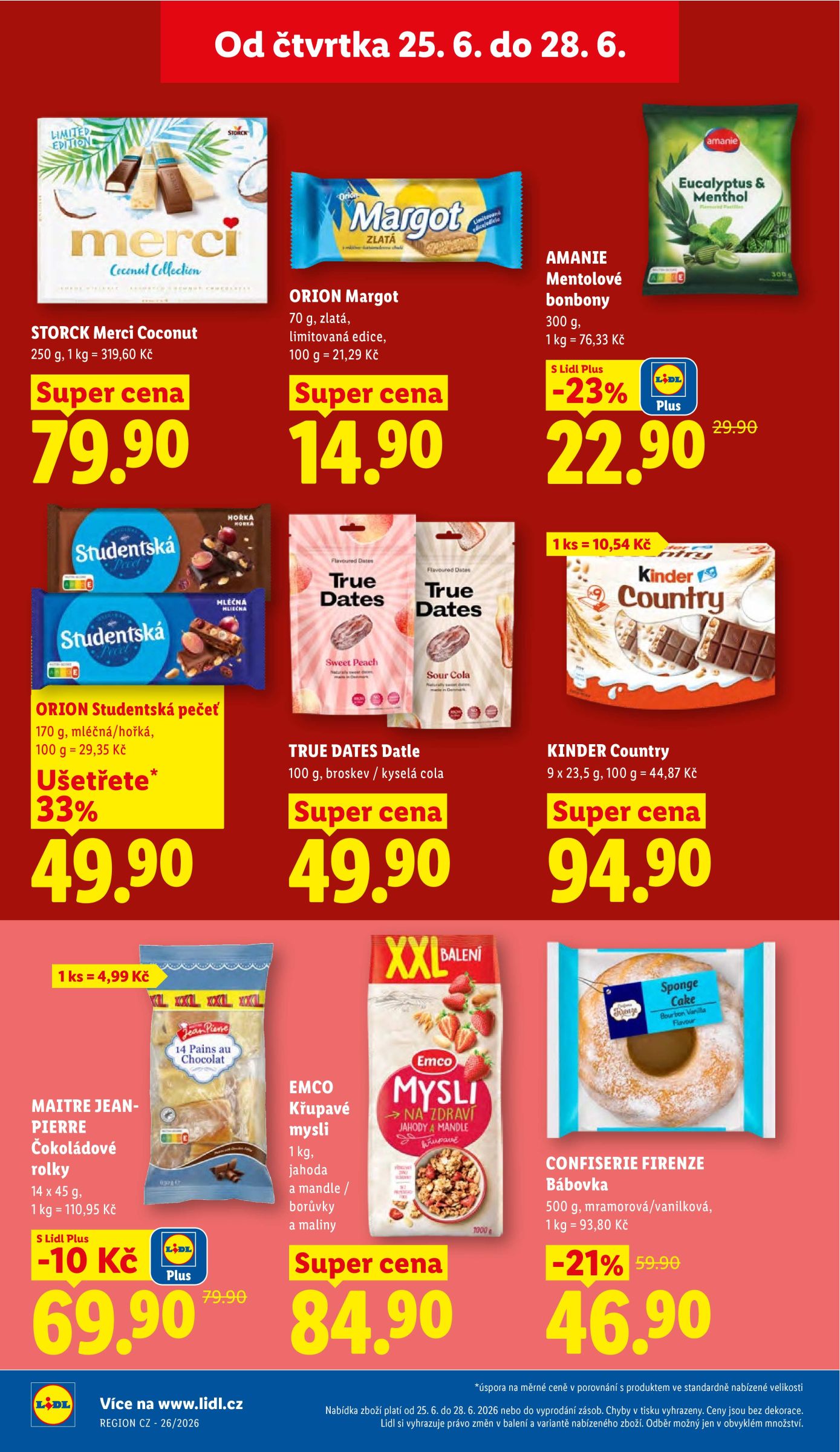 lidl - Lidl leták na příští týden od čtvrtka 25.06.2026 do neděle 28.06.2026 - page: 26