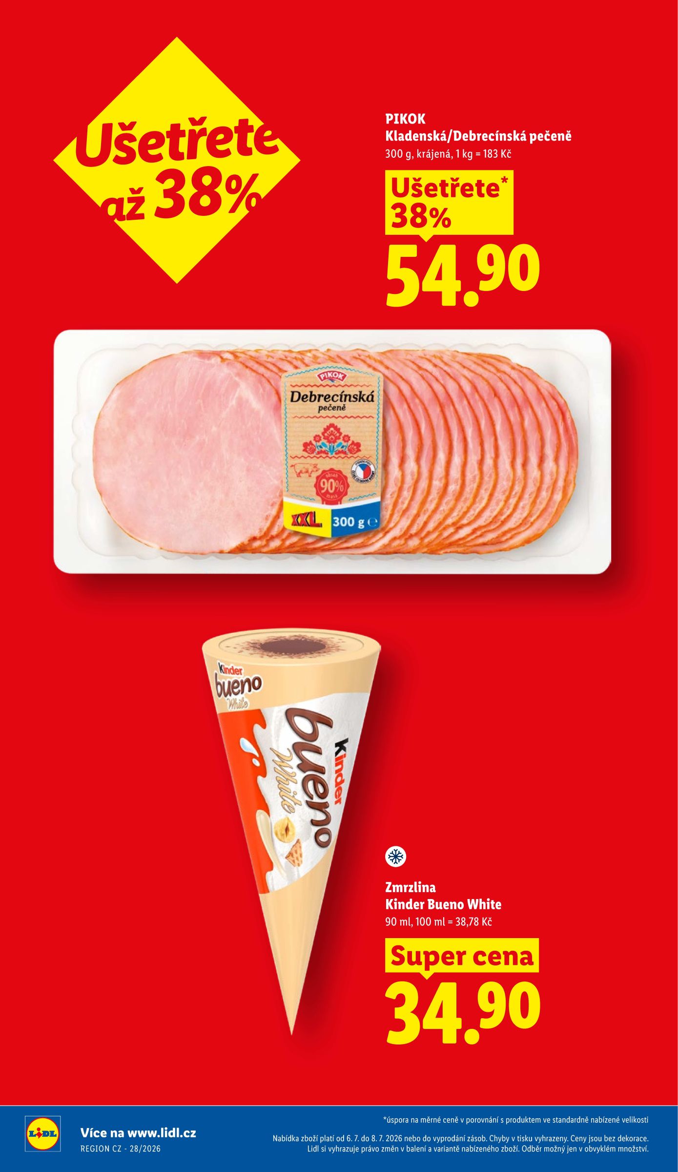 lidl - Aktuální Lidl leták platný od čtvrtka 09.07.2026 do neděle 12.07.2026 - page: 4