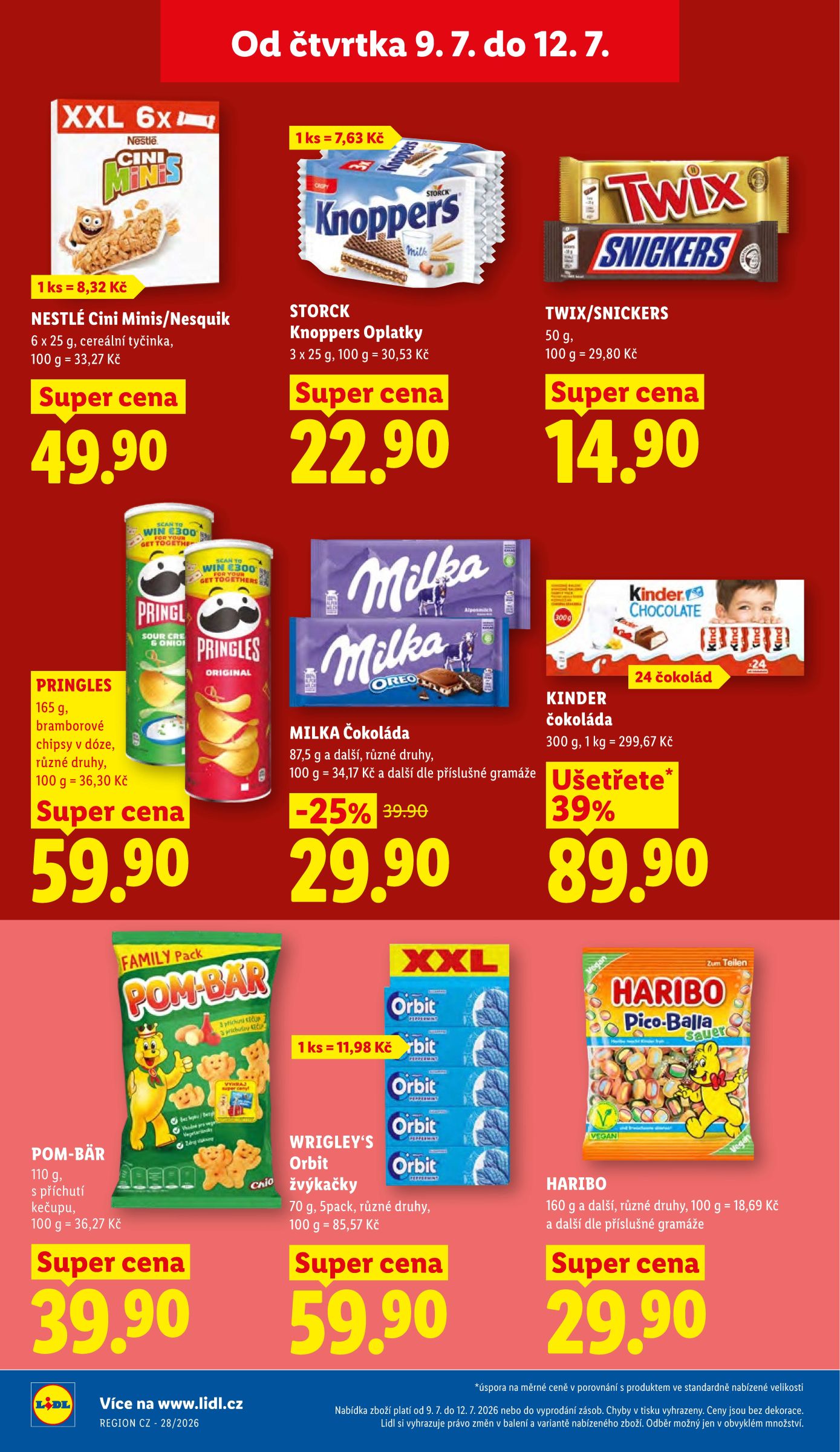 lidl - Aktuální Lidl leták platný od čtvrtka 09.07.2026 do neděle 12.07.2026 - page: 32