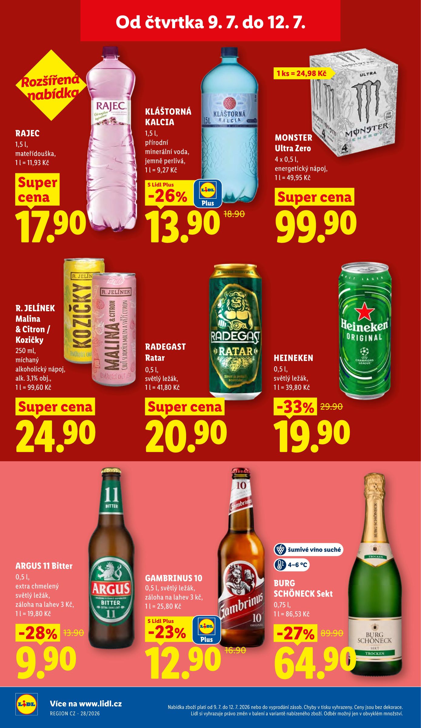lidl - Aktuální Lidl leták platný od čtvrtka 09.07.2026 do neděle 12.07.2026 - page: 34