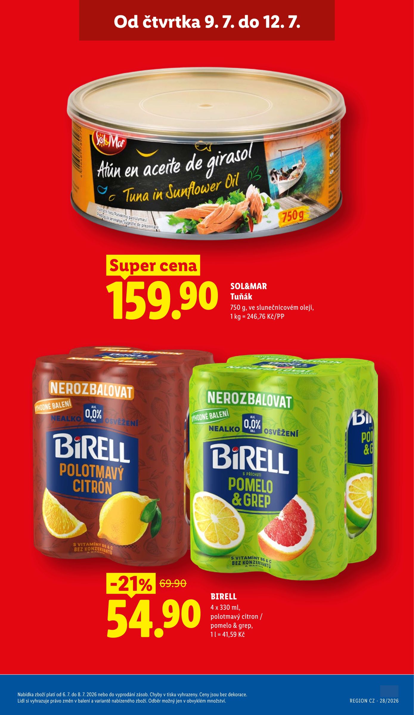 lidl - Aktuální Lidl leták platný od čtvrtka 09.07.2026 do neděle 12.07.2026 - page: 5