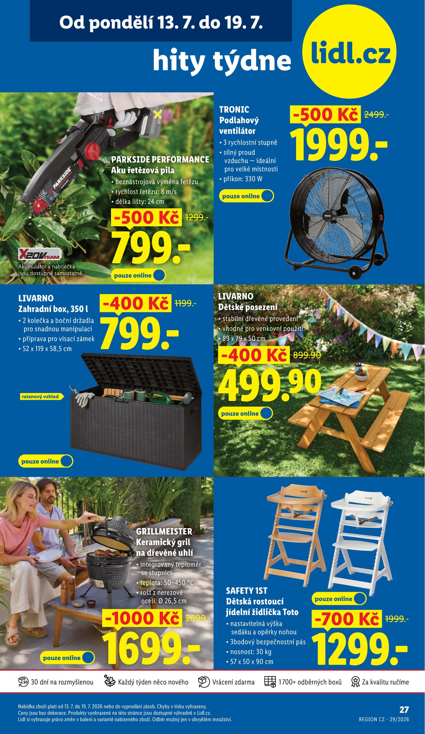 lidl - Lidl - Hity týdne leták na příští týden od pondělí 13.07.2026 do neděle 19.07.2026