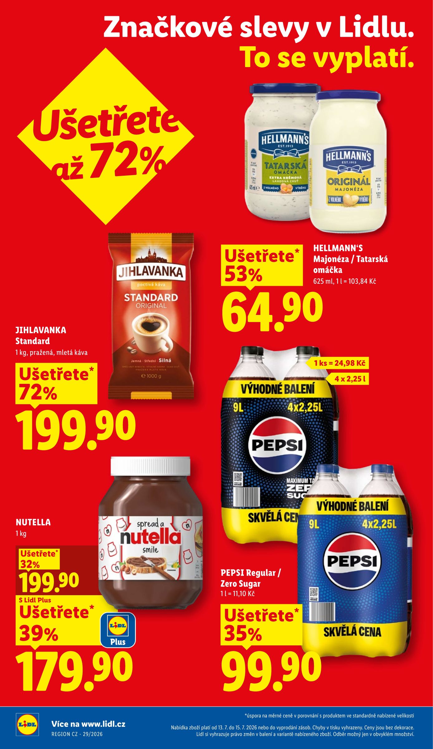 lidl - Lidl leták na příští týden od pondělí 13.07.2026 do středy 15.07.2026 - page: 4