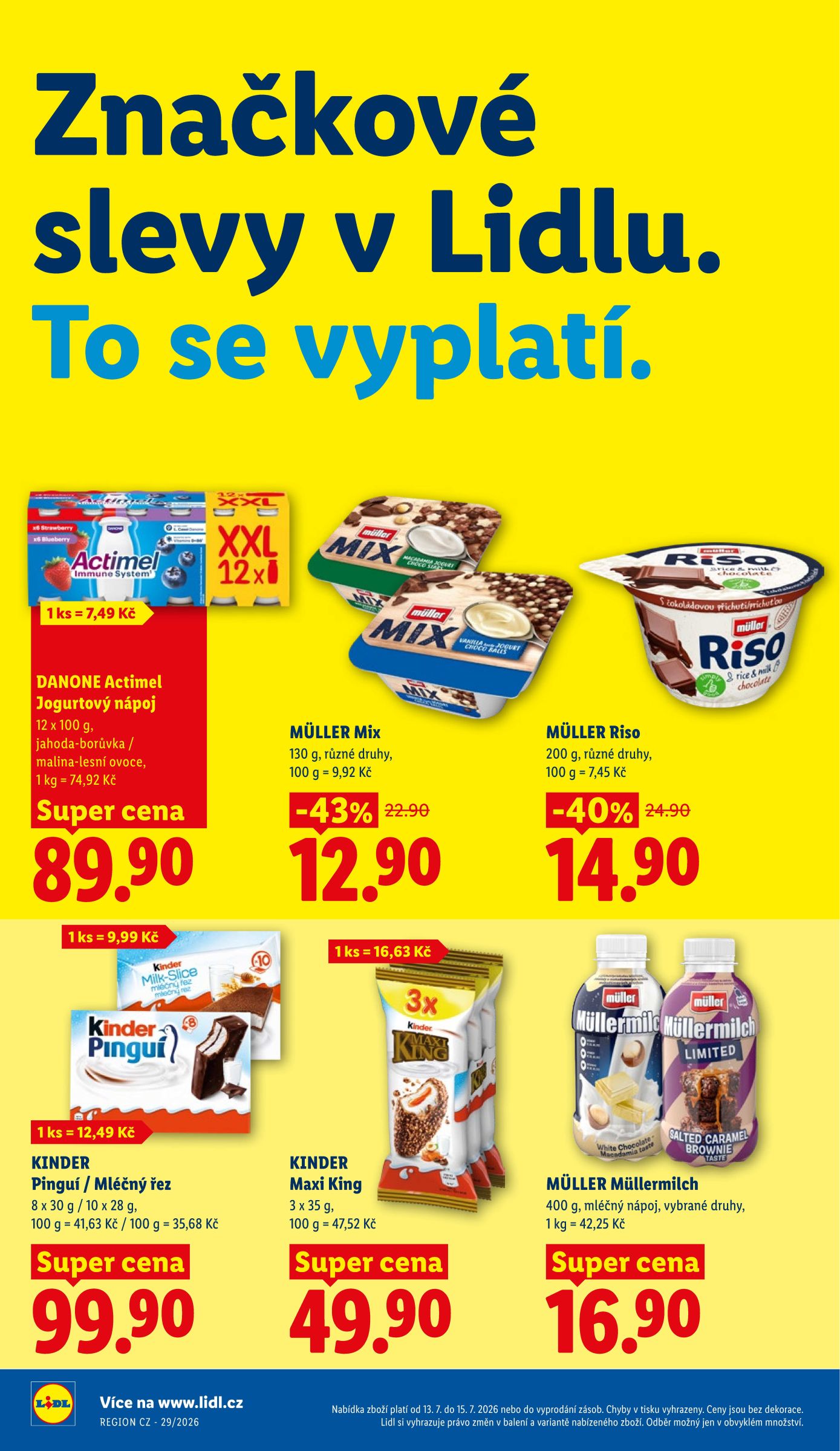 lidl - Lidl leták na příští týden od pondělí 13.07.2026 do středy 15.07.2026 - page: 18