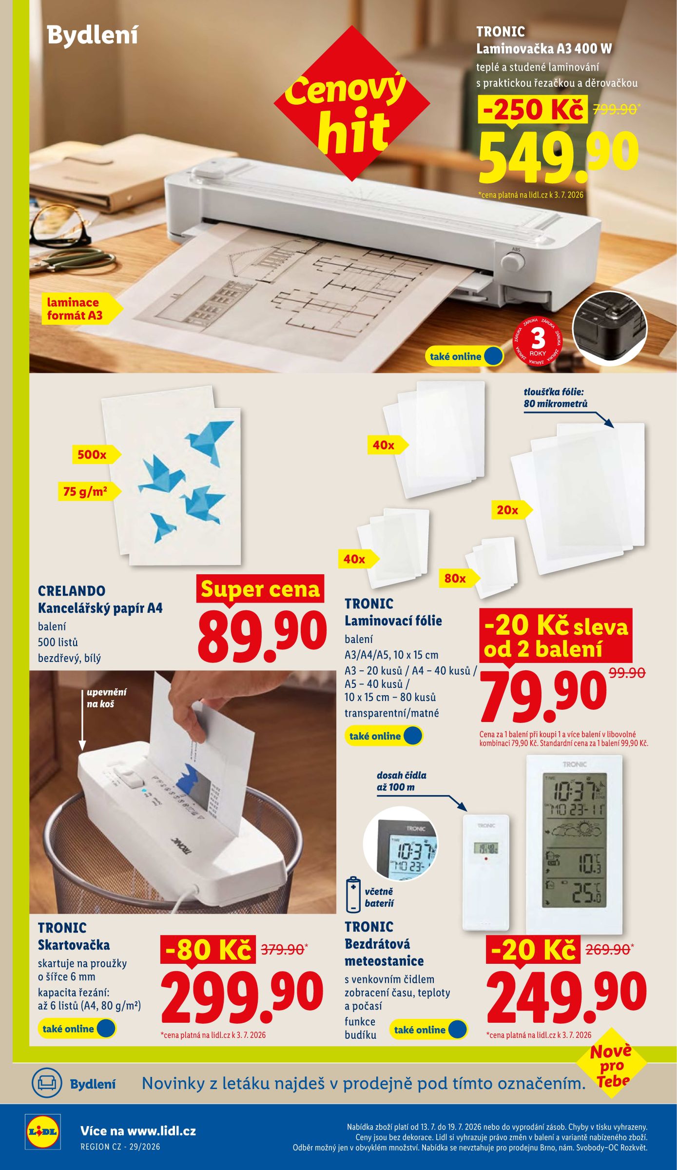 lidl - Lidl leták na příští týden od pondělí 13.07.2026 do středy 15.07.2026 - page: 38