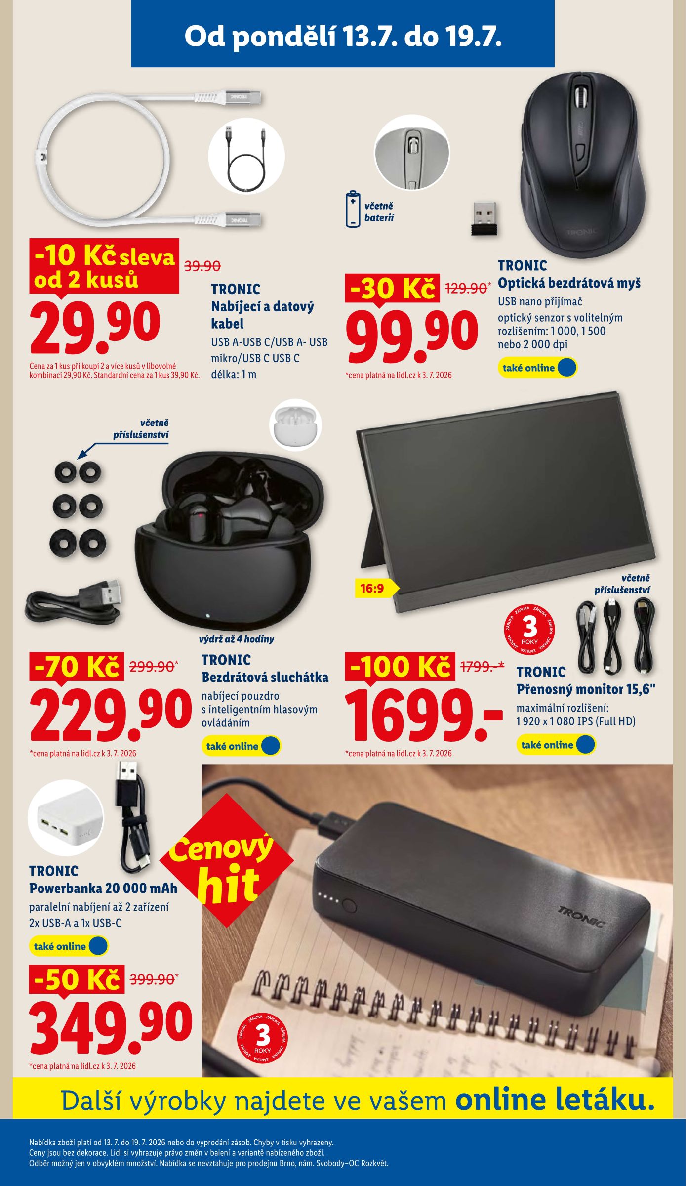 lidl - Lidl leták na příští týden od pondělí 13.07.2026 do středy 15.07.2026 - page: 39
