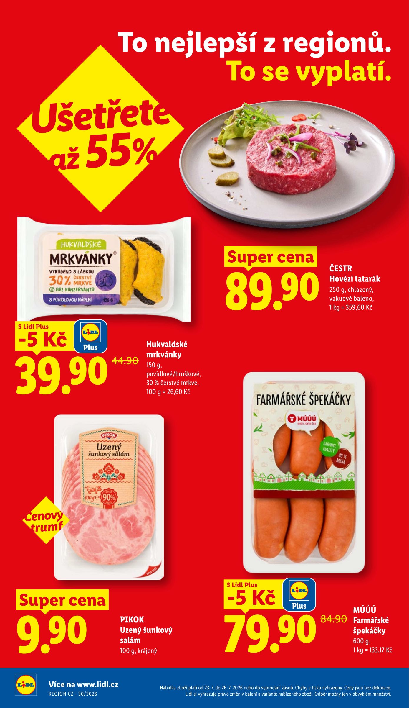 lidl - Lidl leták na příští týden od čtvrtka 23.07.2026 do neděle 26.07.2026 - page: 2