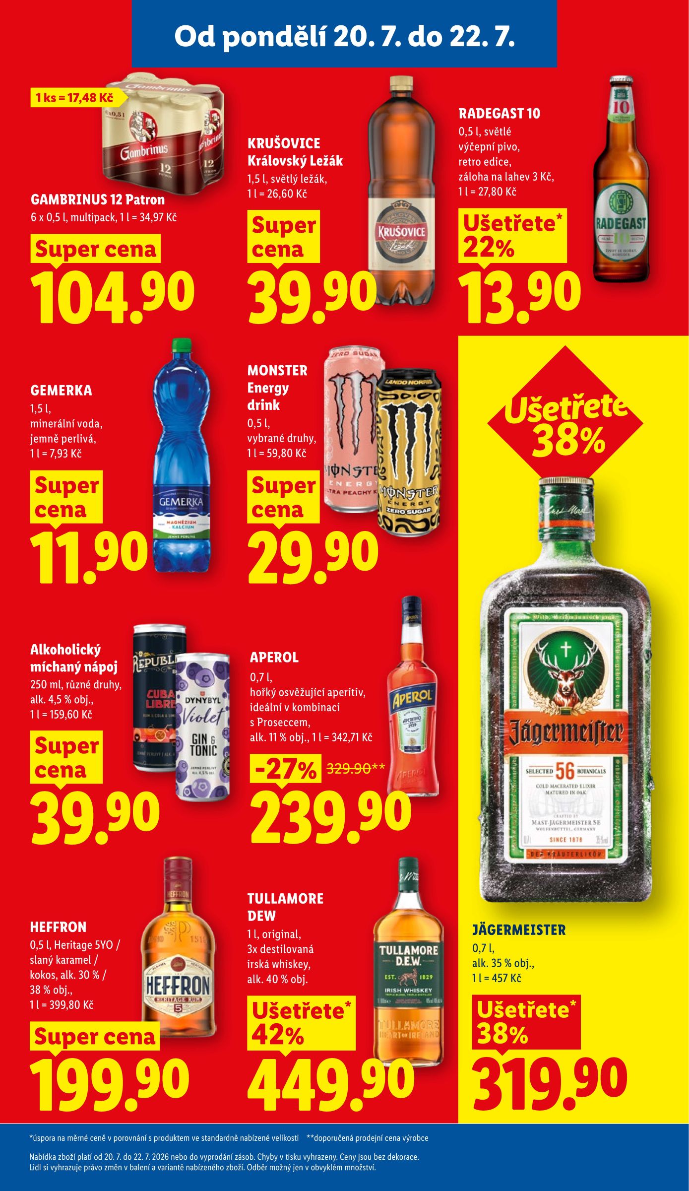lidl - Lidl leták na příští týden od pondělí 20.07.2026 do středy 22.07.2026 - page: 19
