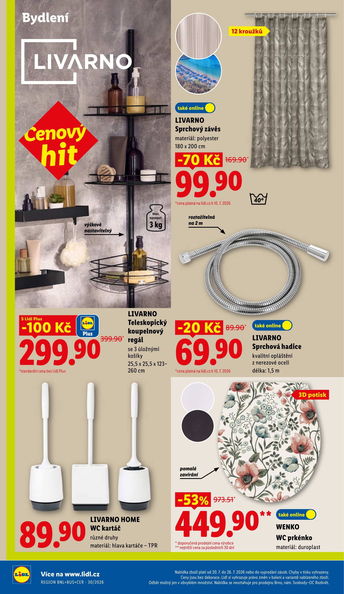 lidl - Lidl leták na příští týden od pondělí 20.07.2026 do středy 22.07.2026 - page: 34